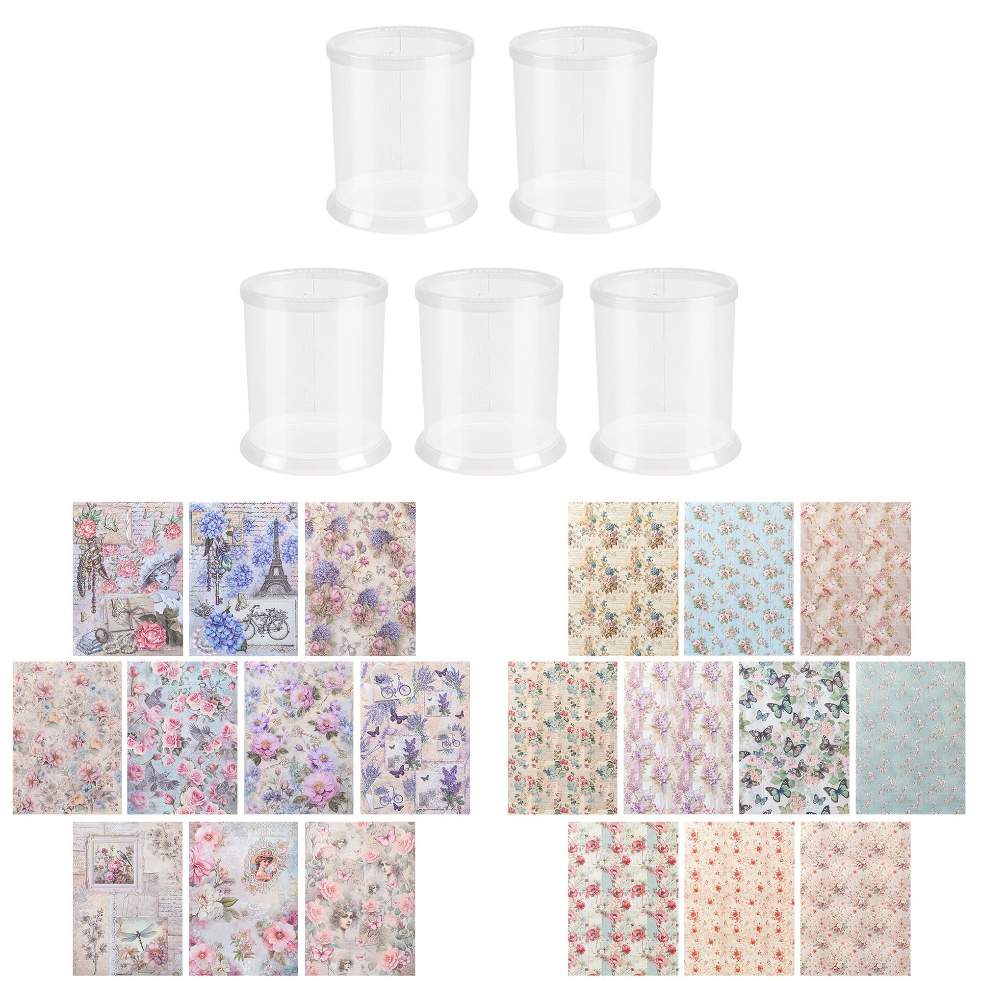 KARIN JITTENMEIER Kreativ-Set selbstklebende Stoffe 25tlg.