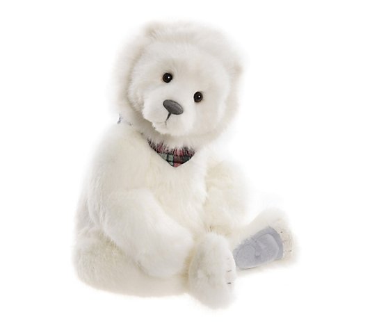 CHARLIE BEARS® Plüsch Polarbär Urma mit Halstuch Höhe ca. 43cm