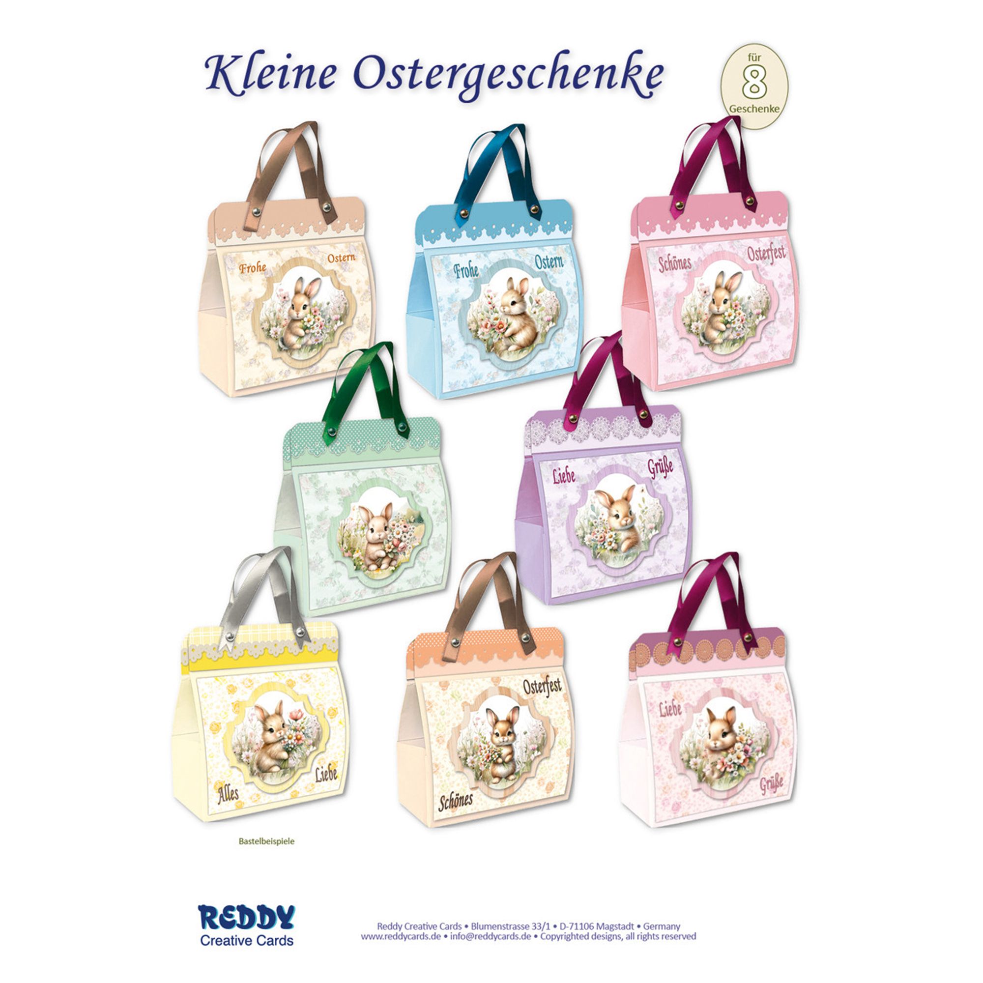 REDDY Kreativ -Set Kleine Ostergeschenk inkl. Stanzbogen 43tlg.