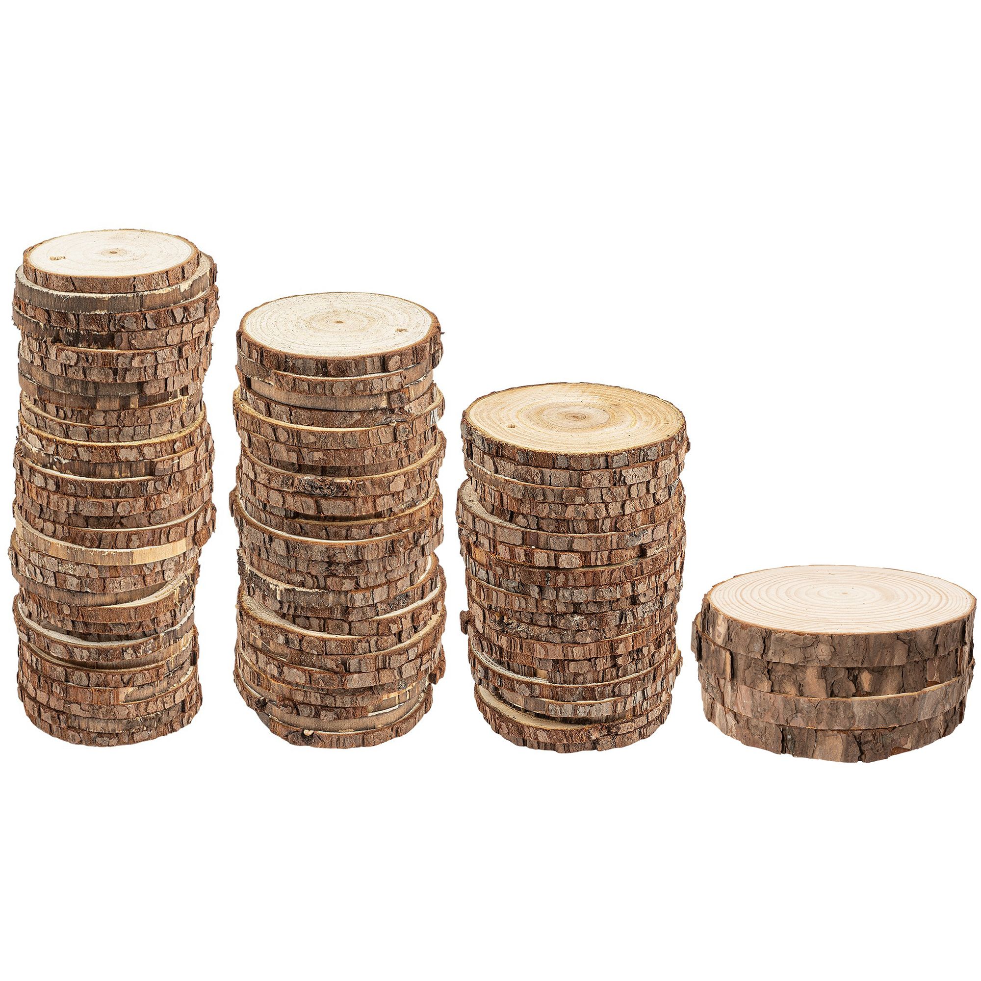 KARIN JITTENMEIER Kreativ-Set Baumscheiben versch. Größen 79tlg.