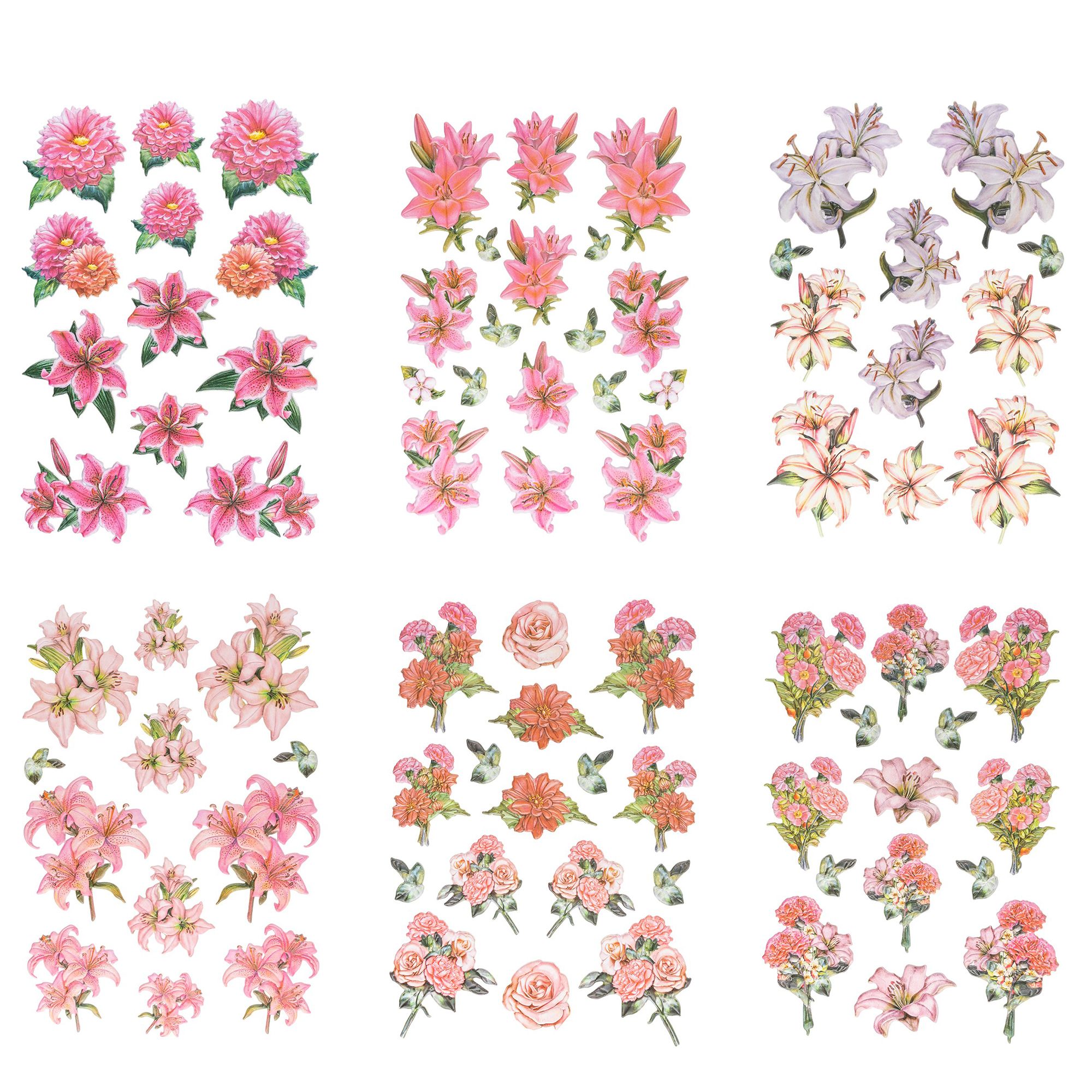 KARIN JITTENMEIER Sticker-Set 3D-Reliefsticker verschiedene Motive ...