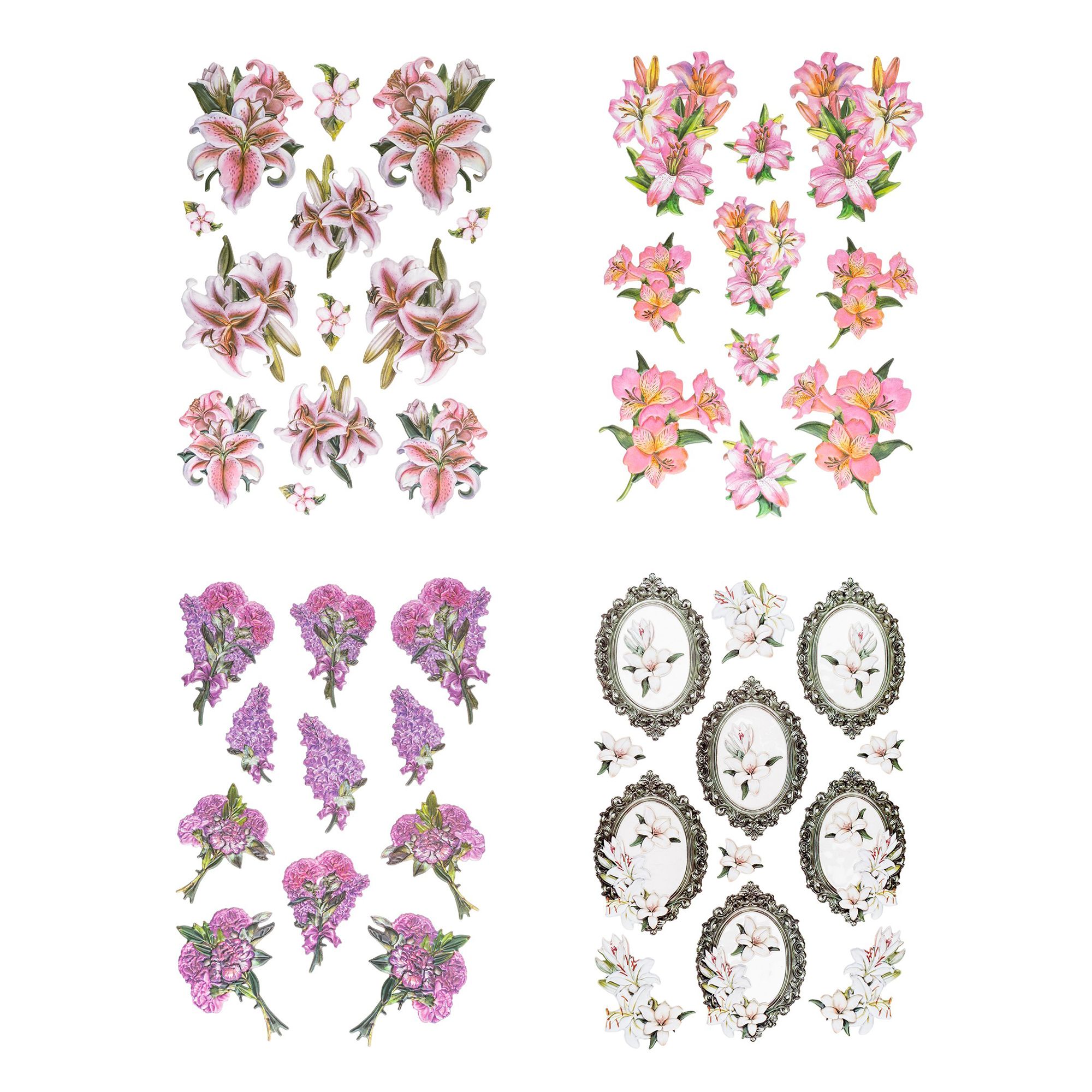 KARIN JITTENMEIER Sticker-Set 3D-Reliefsticker verschiedene Motive ...