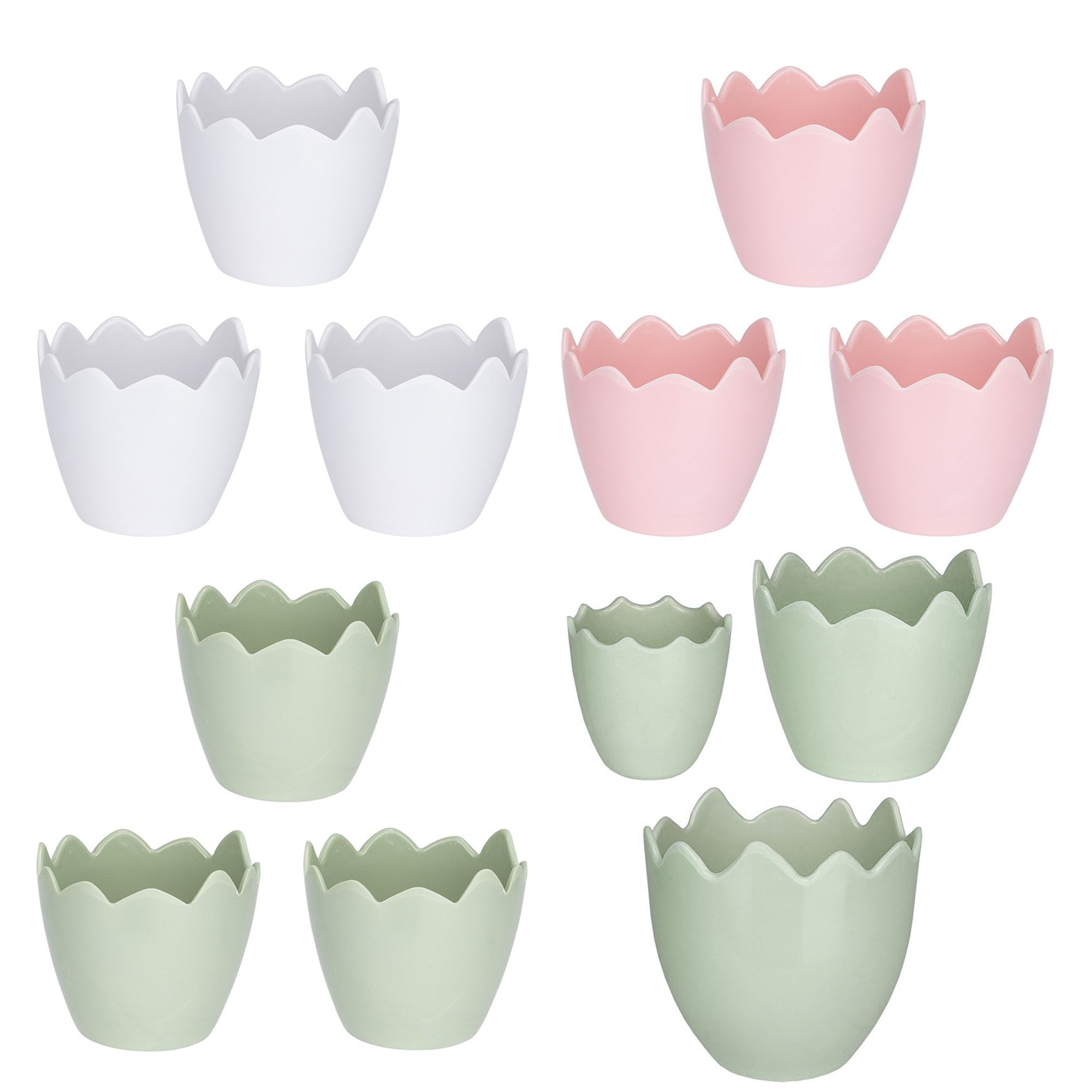 KARIN JITTENMEIER Kreativ-Set Deko Eierschalen versch. Größen 12tlg.