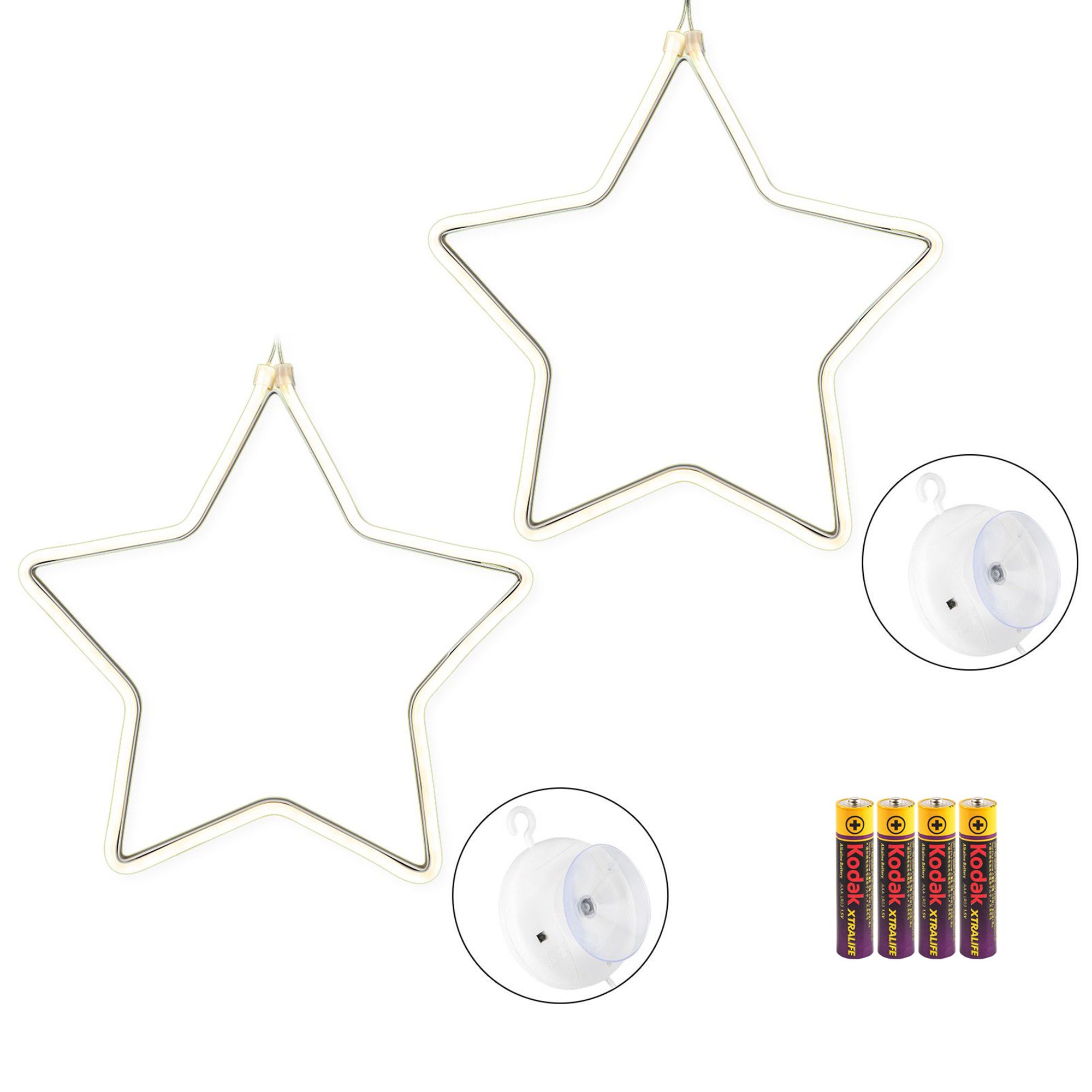 KARIN JITTENMEIER Kreativ-Set LED Stern mit Lichterband 10tlg.