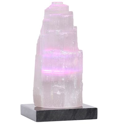 Klaus Drexel Edelstein Lampe Selenit Stein Farbwechel Timer Kabellos Qvc De 