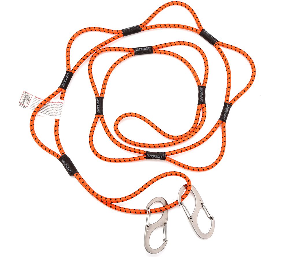 LOOPROPE Universal Spanngurt 2 Karabinerhaken L. ca. 1,5m QVC.de