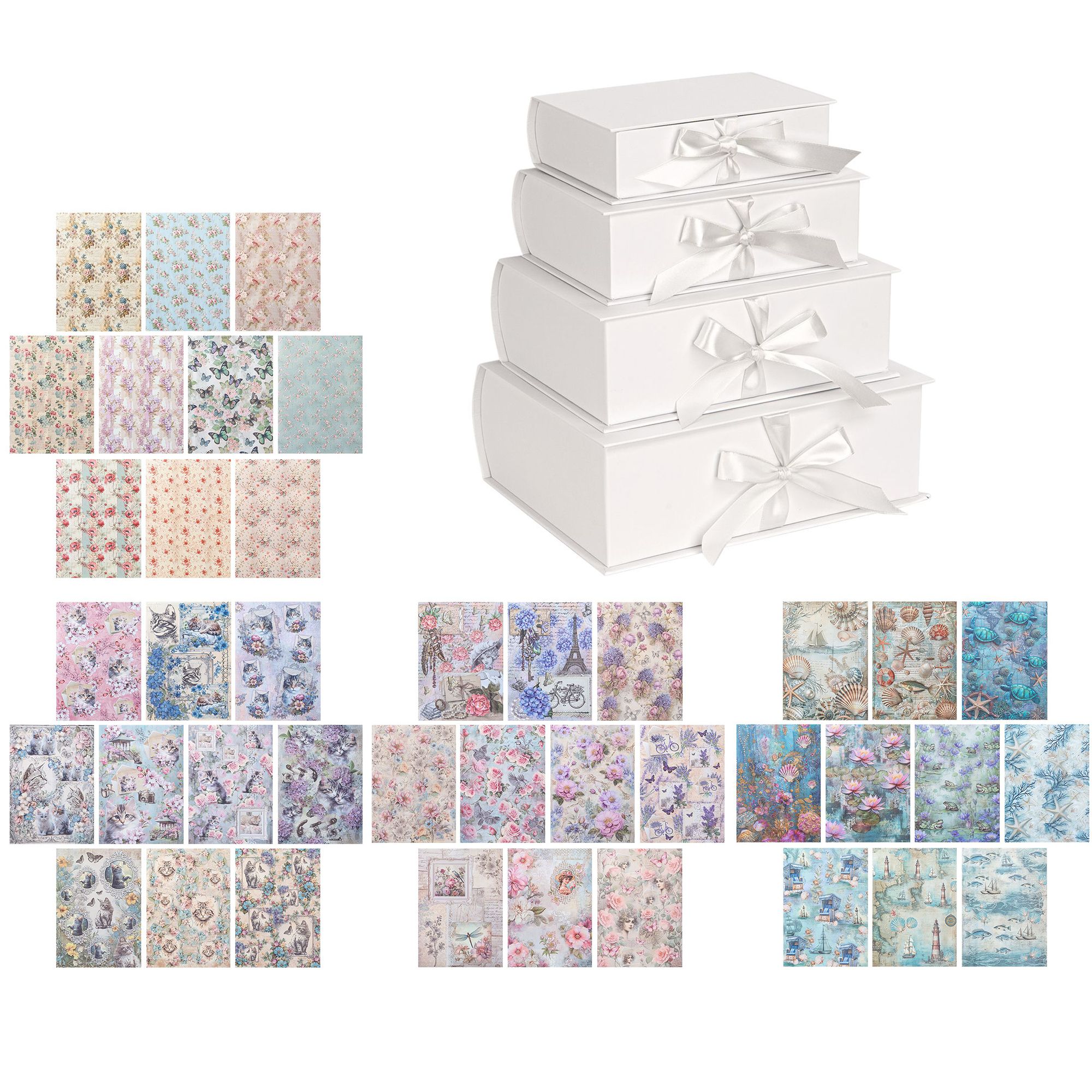 KARIN JITTENMEIER Club Artikel Selbstklebende Stoffe versch. Designs 40tlg.