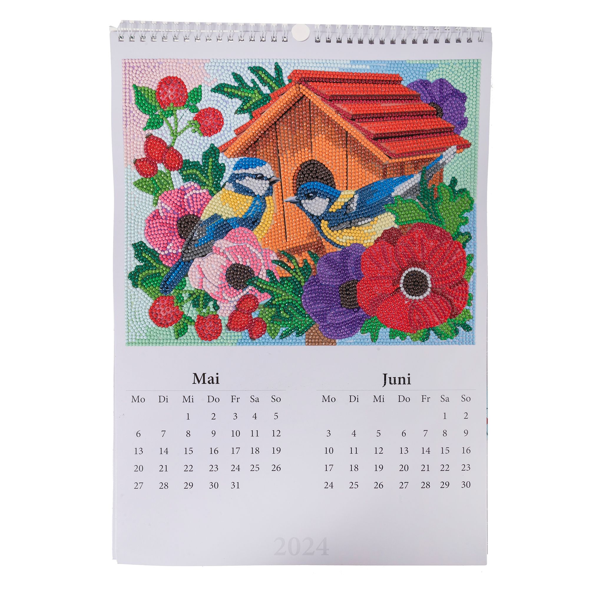 CRAFT BUDDY Diamond Painting Kalender 2024 zum Nachlegen 10tlg. QVC.de