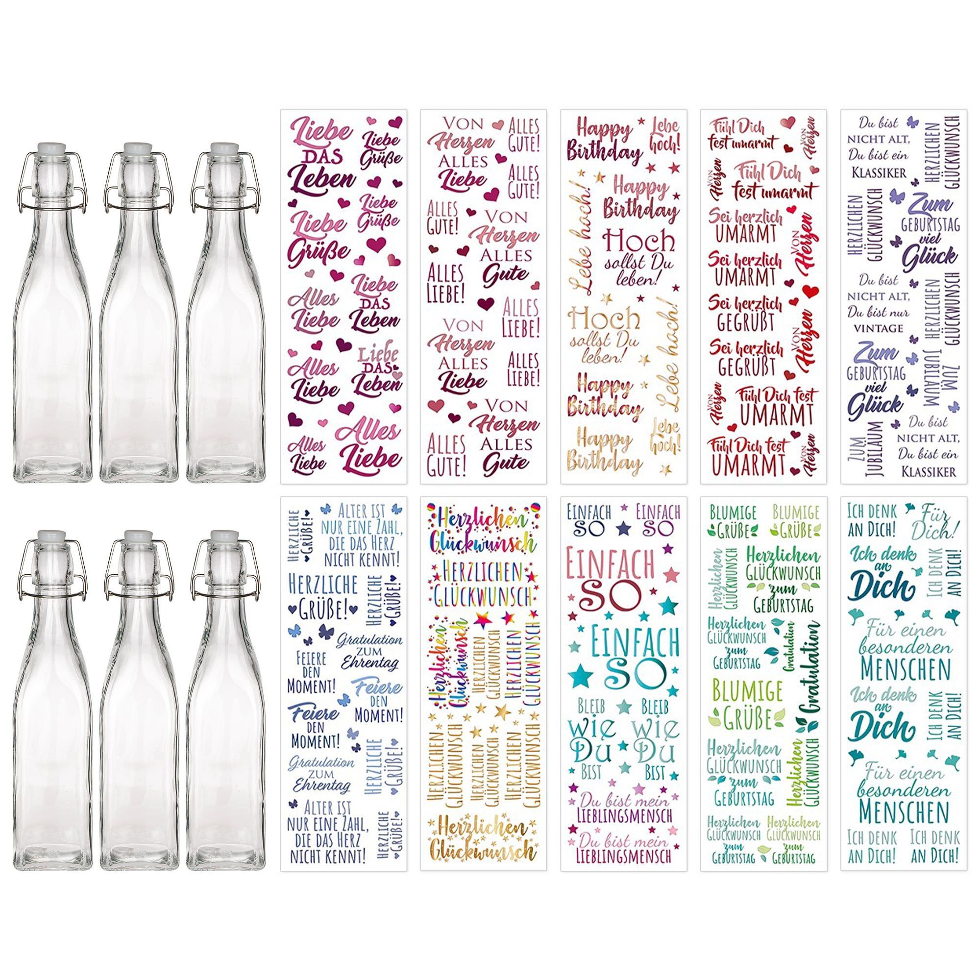 KARIN JITTENMEIER Kreativ-Set Premium Transfers & Bügelflaschen 17tlg.