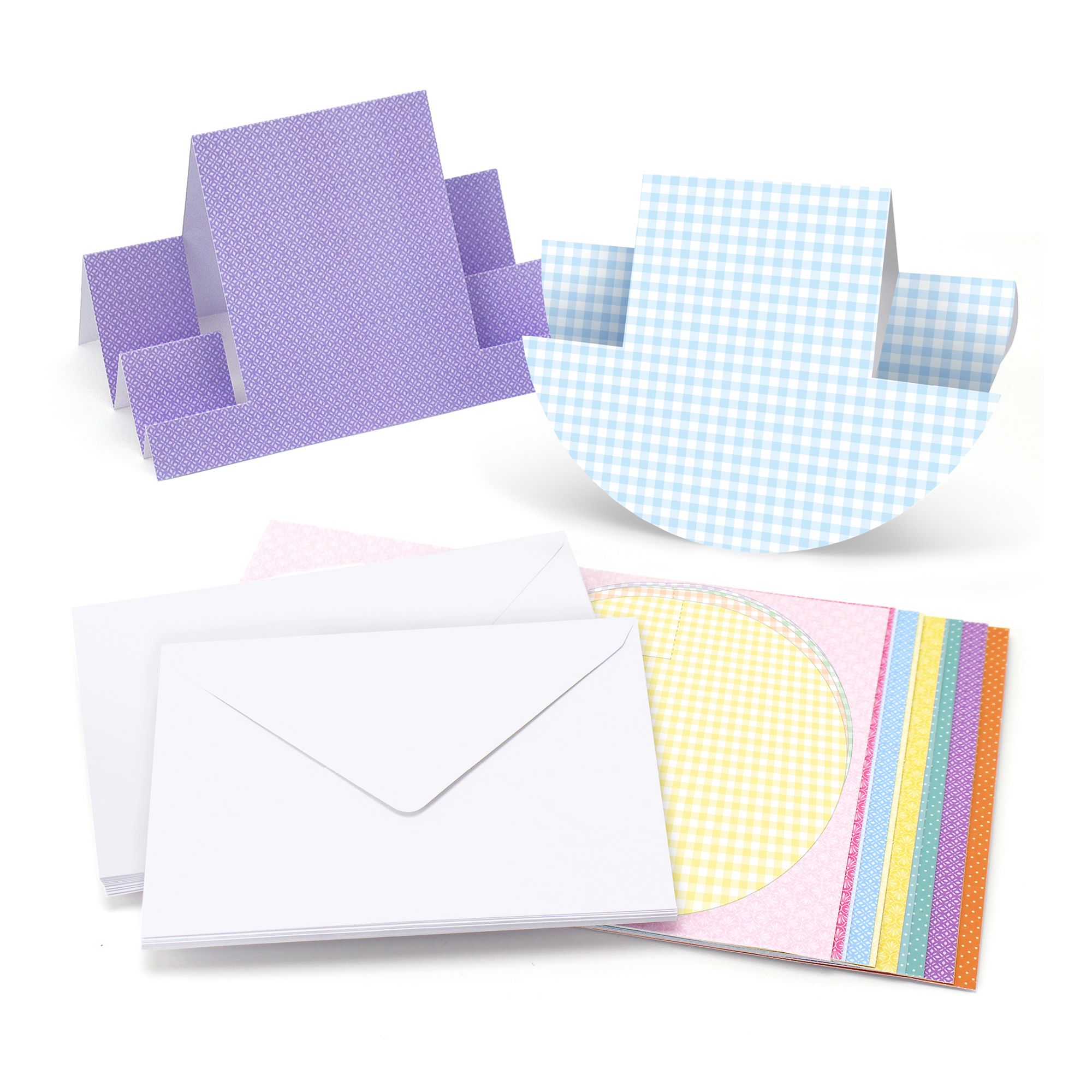 KATY SUE Grußkarten-Set Treppen- & Schaukelkarten 48tlg.