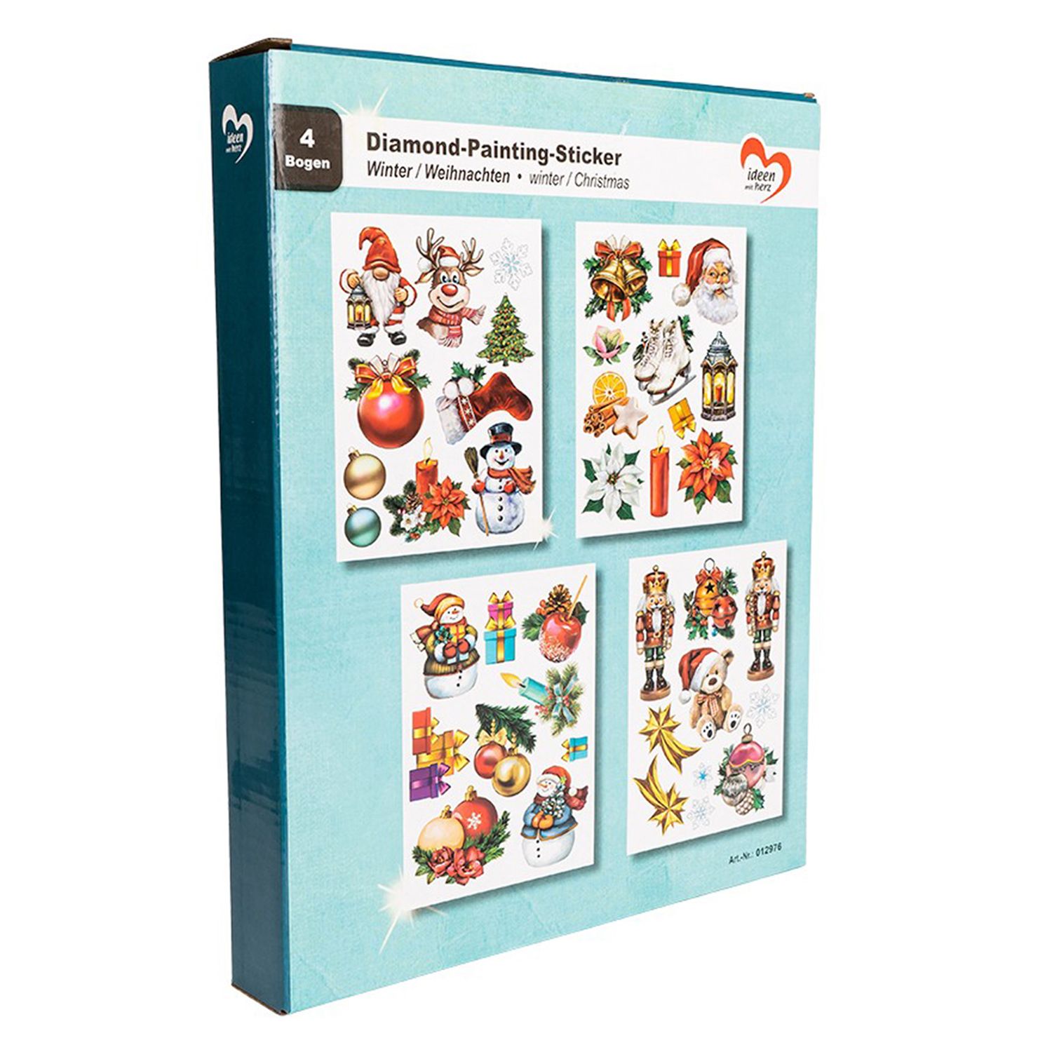 KARIN JITTENMEIER Diamond Painting Sticker-Set Karten & Umschläge 48tlg ...