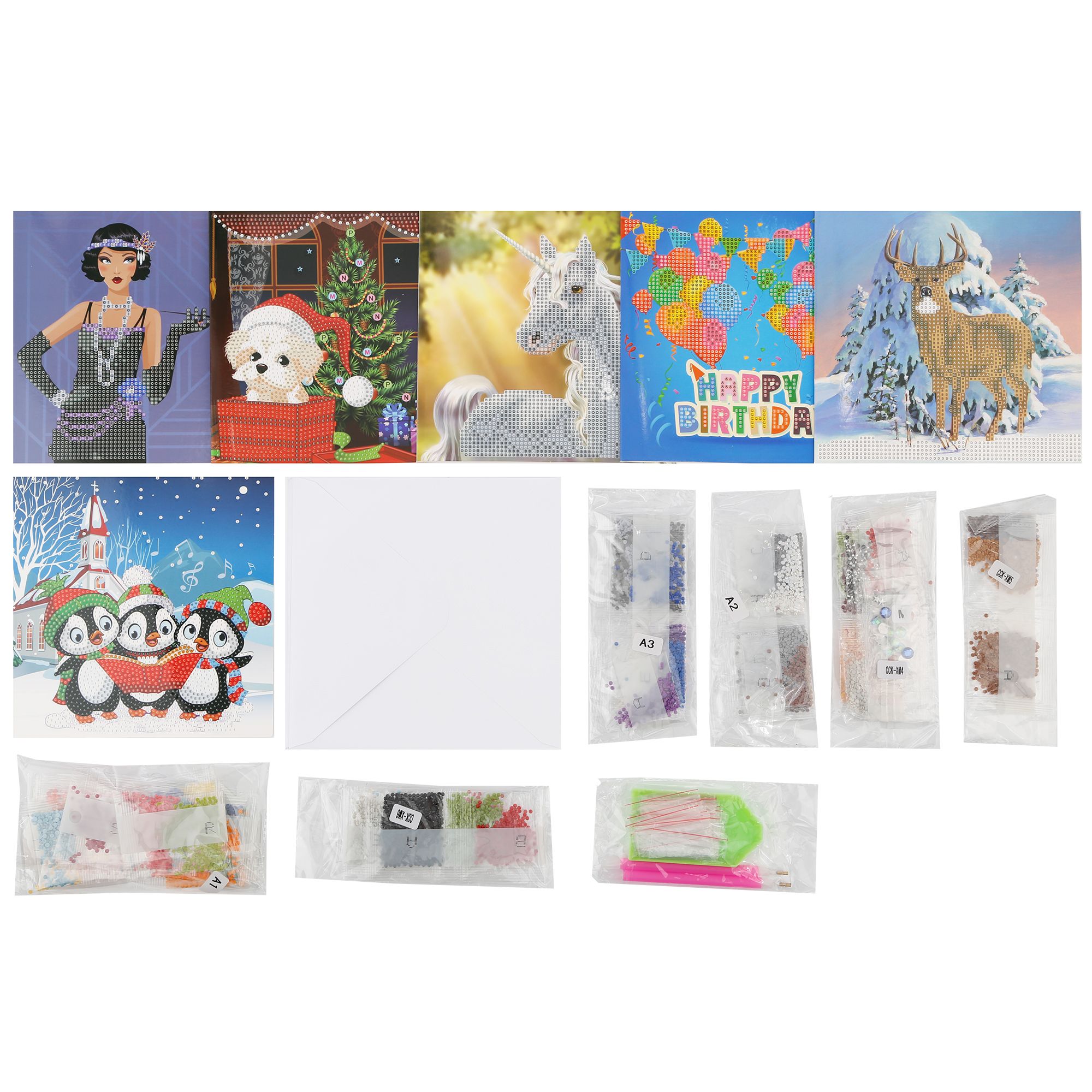 CRAFT BUDDY KreativSet Grußkarten zum Nachlegen 24tlg. QVC.de