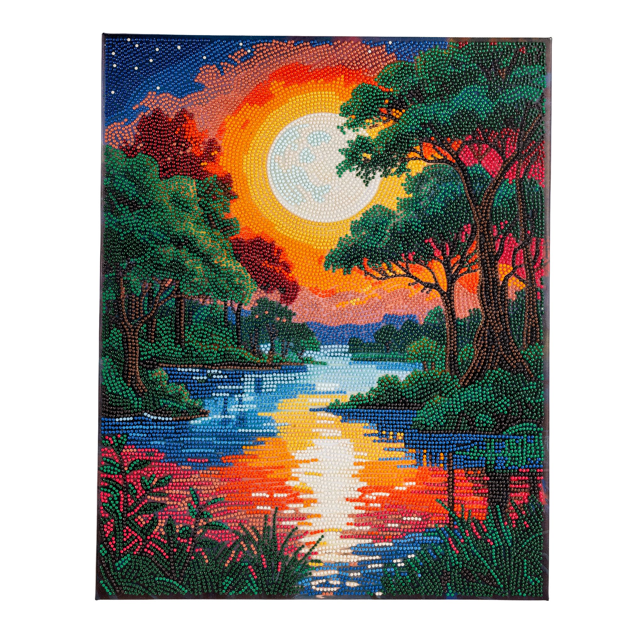 CRAFT BUDDY™ Diamond Painting Bild 40x50cm Mond 5tlg.