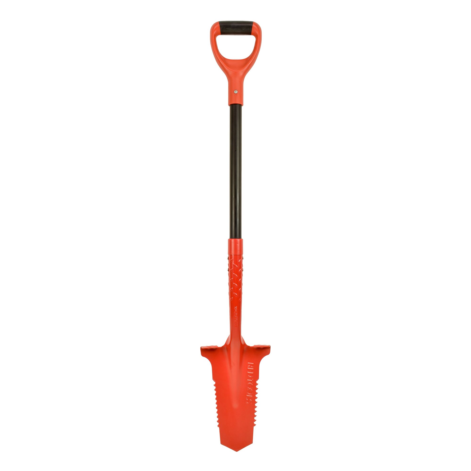RED TOOLS Power Head Spaten seitliche Wurzelsäge Fiebeglas-Stiehl Länge ca. 115cm