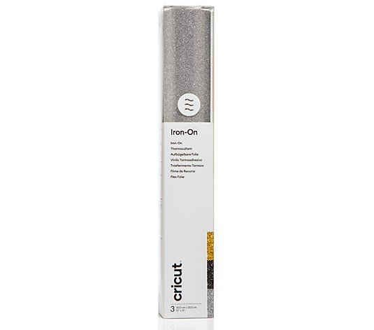 CRICUT® Ergänzungs-Set Glitzer Bügelfolien 30,5x30,5cm 3tlg.