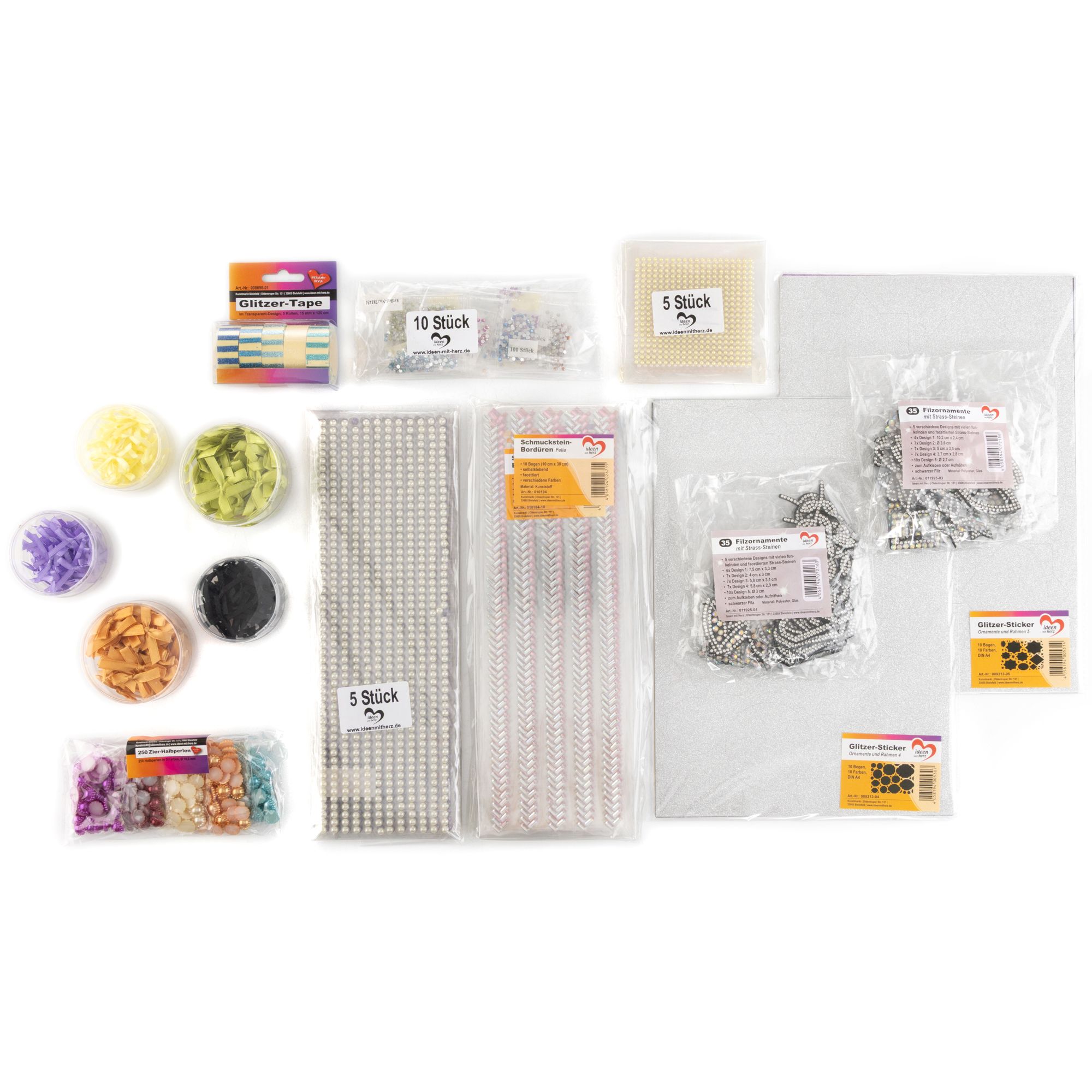 KARIN JITTENMEIER Überraschung-Set Kartenschmuck versch. Designs 67tlg.