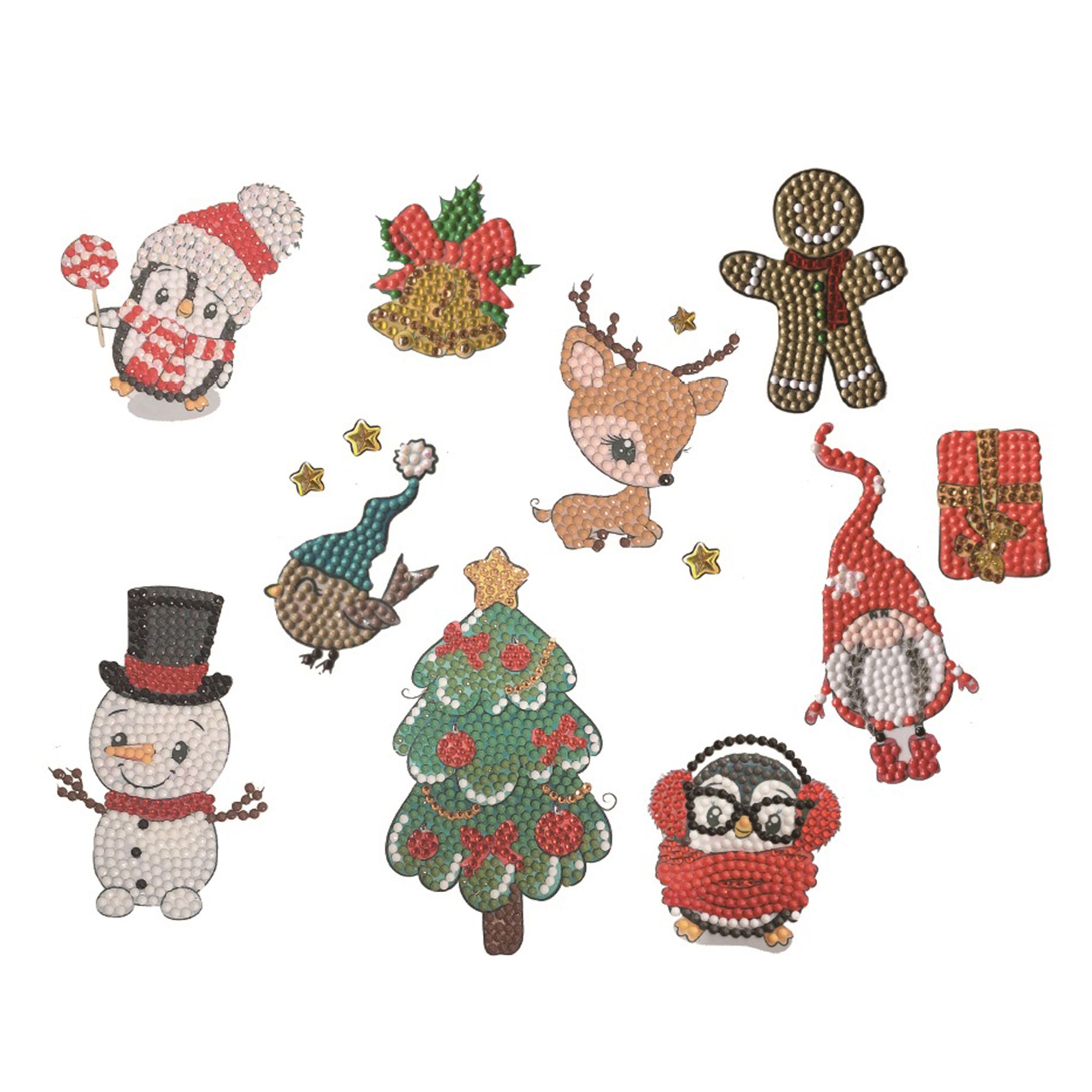 CRAFT BUDDY Diamond Painting Sticker zum Nachlegen 24tlg. QVC.de