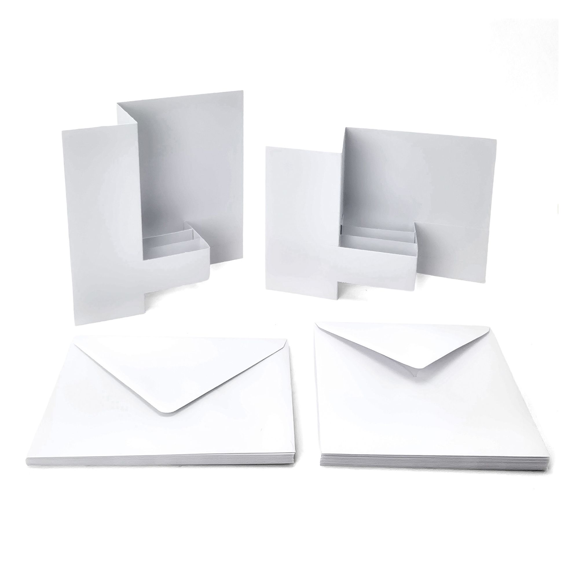 KATY SUE Grußkarten-Set Faltkarten 2 versch. Designs 48tlg.