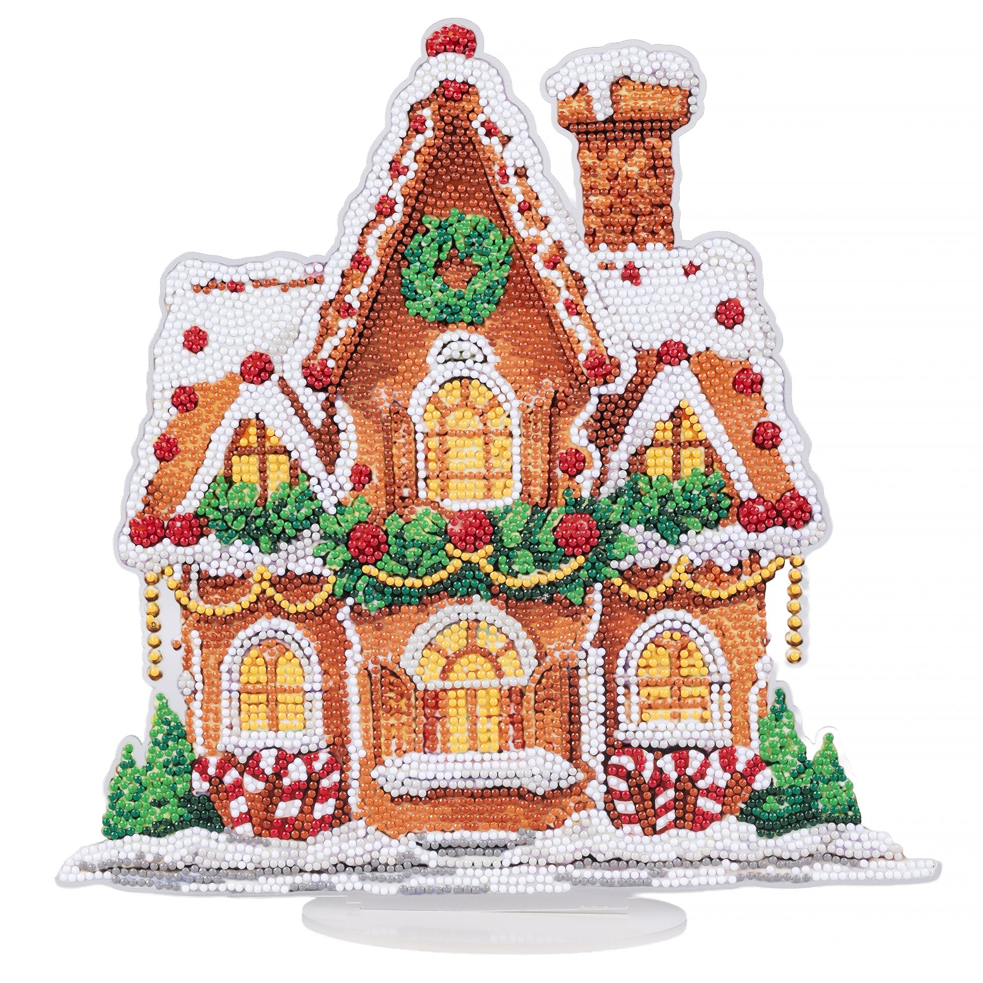 CRAFT BUDDY™ Diamond Painting Lebkuchenhaus ca. 30x30cm 5tlg.