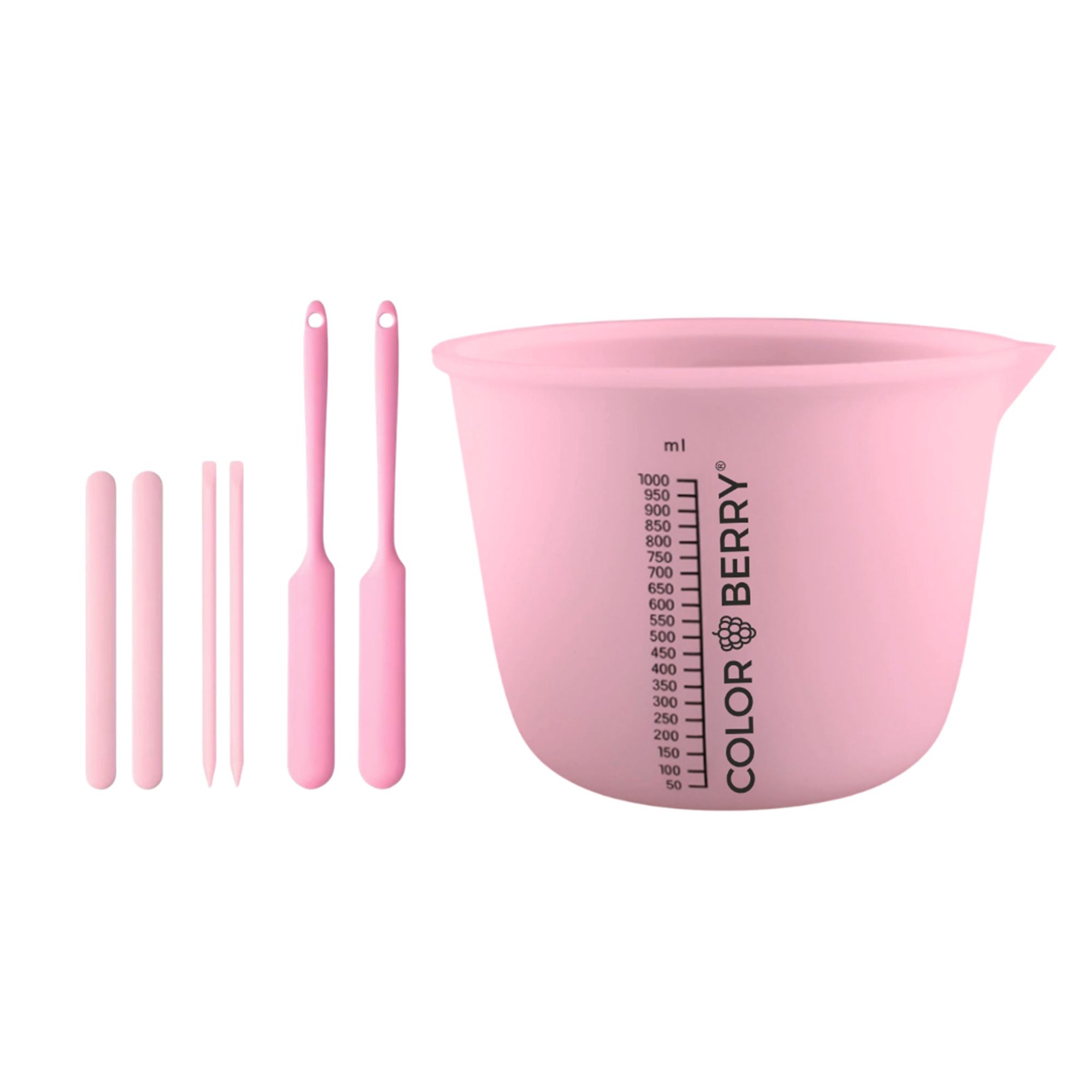 COLORBERRY Kreativ-Set Rührschüssel & Werkzeug 7tlg.