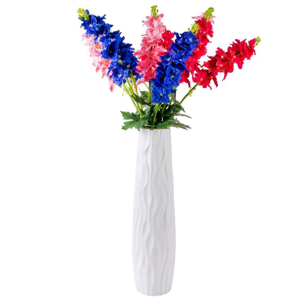 CRAFT BUDDY™ Dekofloristik-Set Rittersporn mit Stiel & Blättern 13tlg.