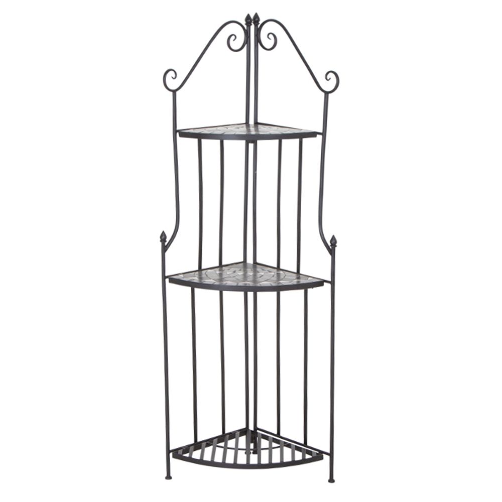 SIENA GARDEN Eckregal Como mosaikoptik ca. 141,5x36xm