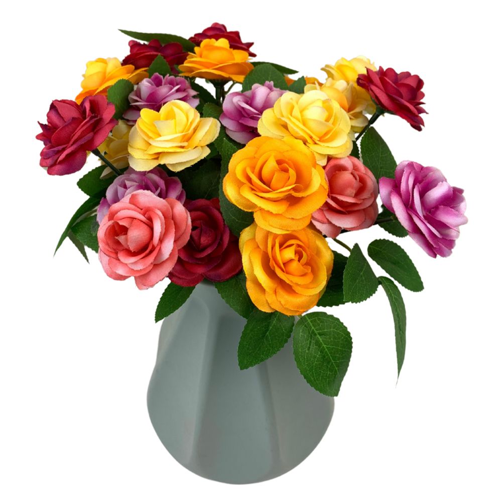 CRAFT BUDDY™ Dekofloristik-Set Rosen versch. Farben 22tlg.