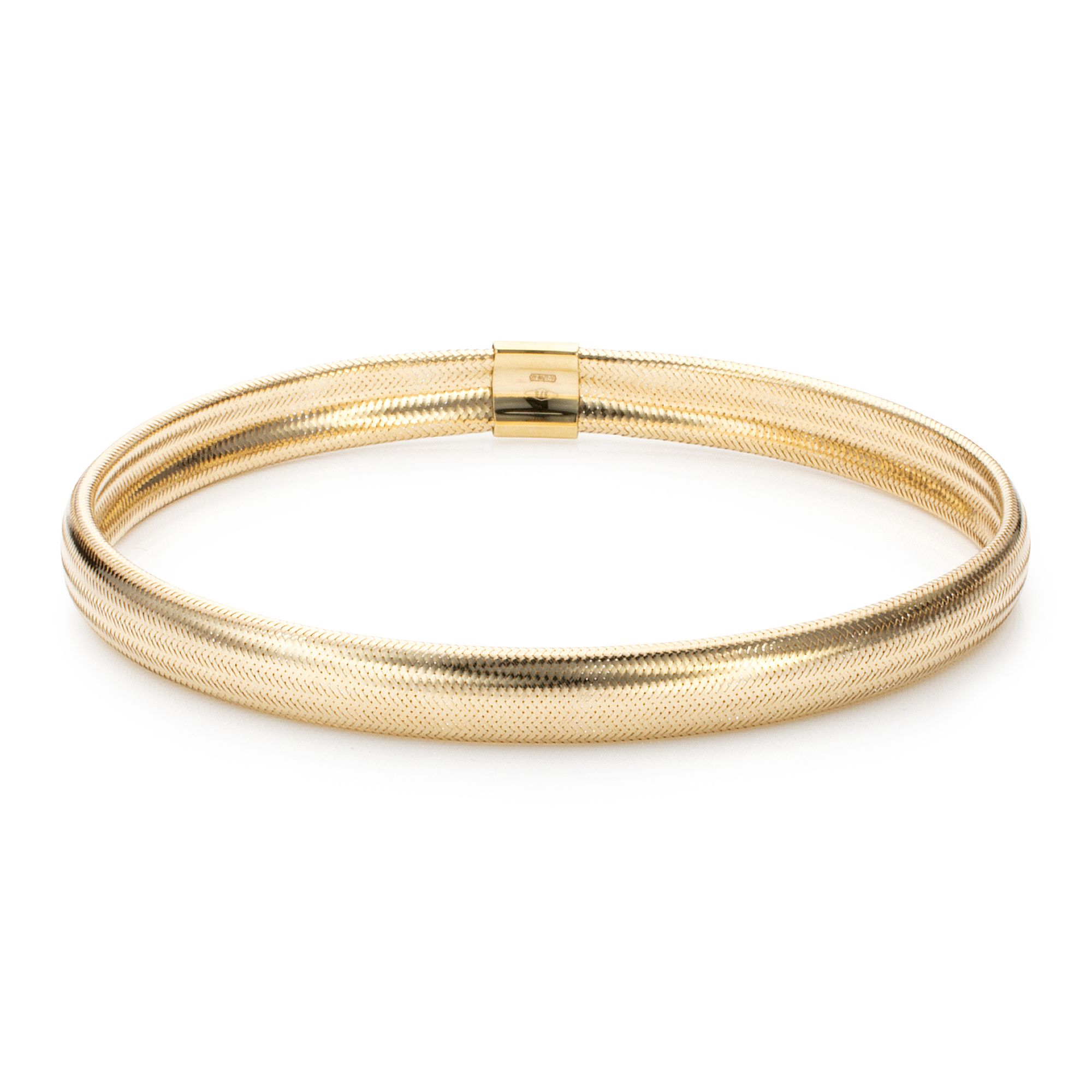 GOLDSCHMUCK FÜR MICH Mesh-Armreif flexibel mind. 1,44g Gold 375