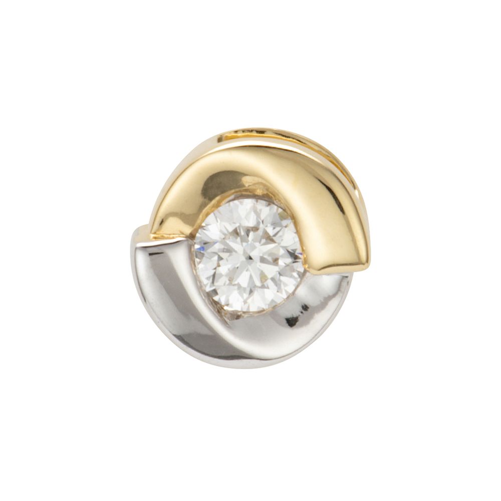 DIAMOUR Anhänger 1 Brillant ca. 0,20ct Gold 585