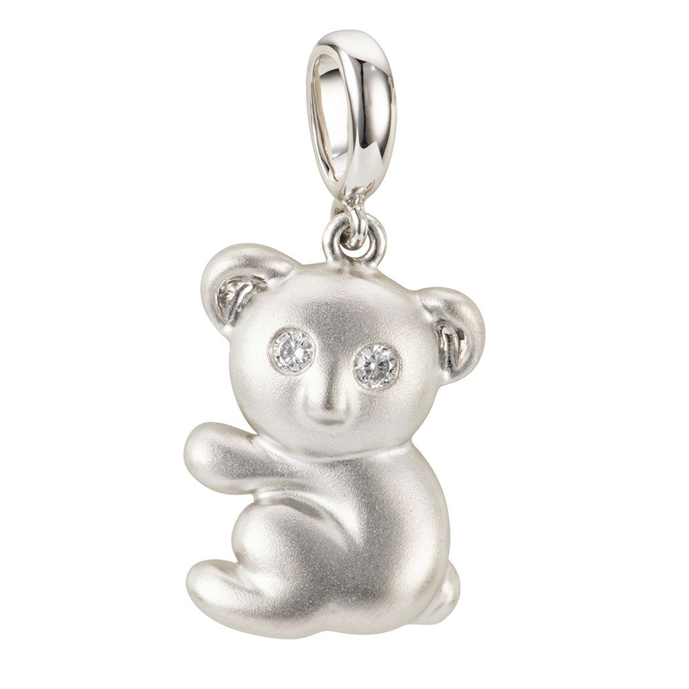 PLATINITY Anhänger 2 Brillanten zus. ca. 0,02ct Platin 950