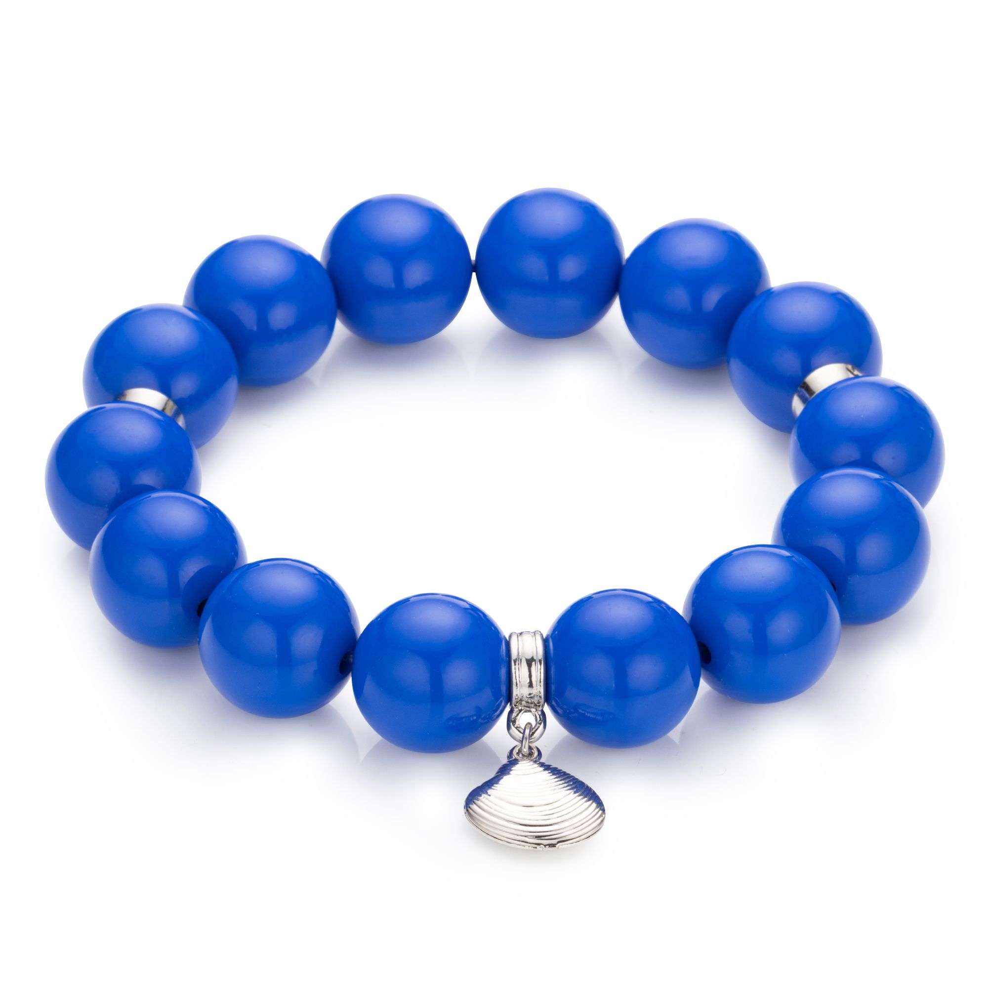 DINE 'N' Dance Armband Muschel Einhänger flexibel Modeschmuck