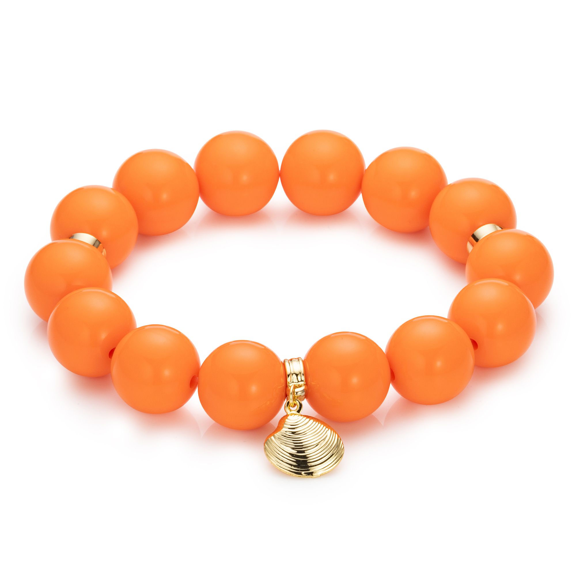 DINE 'N' Dance Armband Muschel Einhänger flexibel Modeschmuck