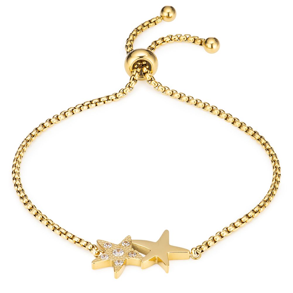 DIAMONIQUE® Friendship-Armband = 0,15ct Brillantschliff Edelstahl