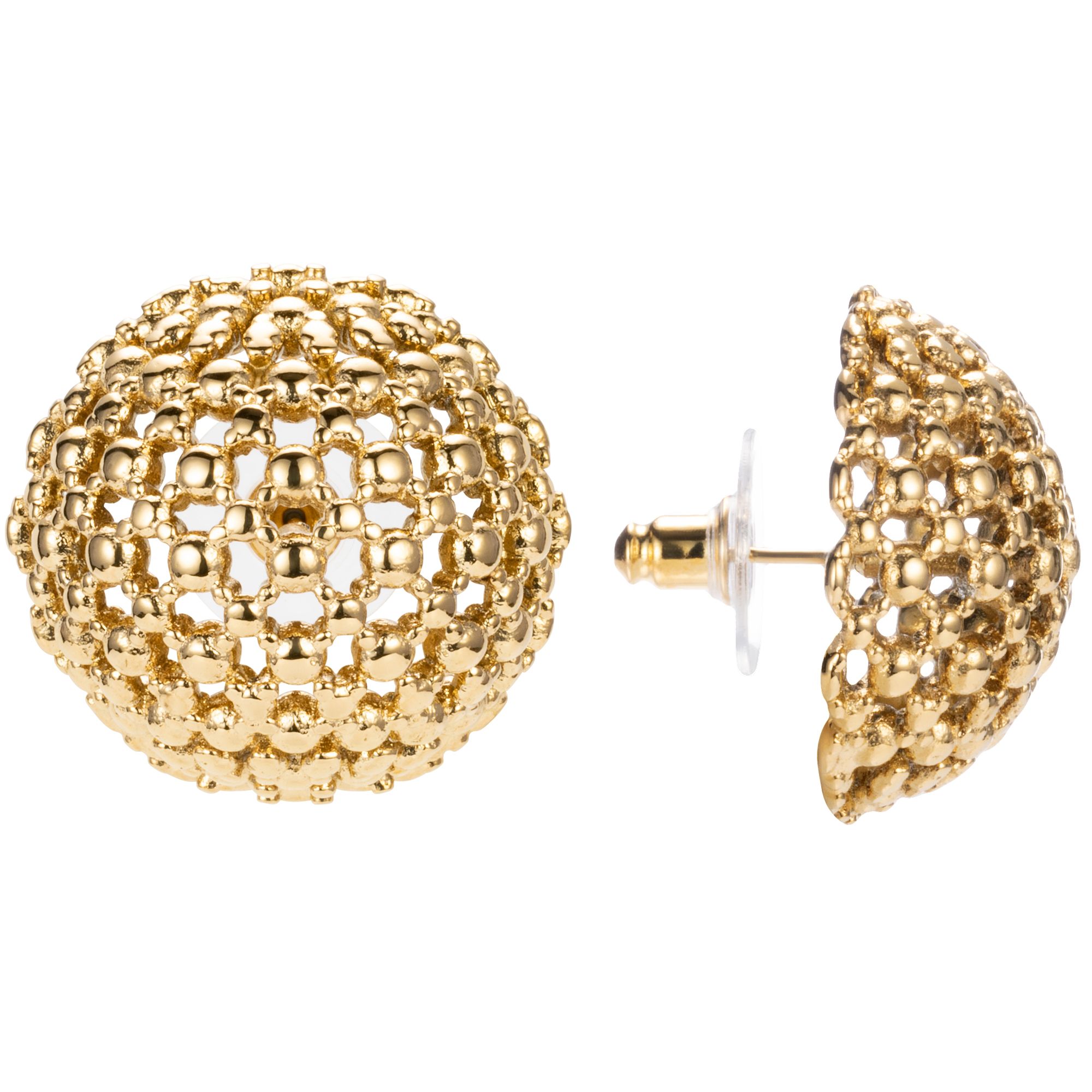 STEFFEN SCHRAUT Ohrstecker Kugeldesign poliert Edelstahl