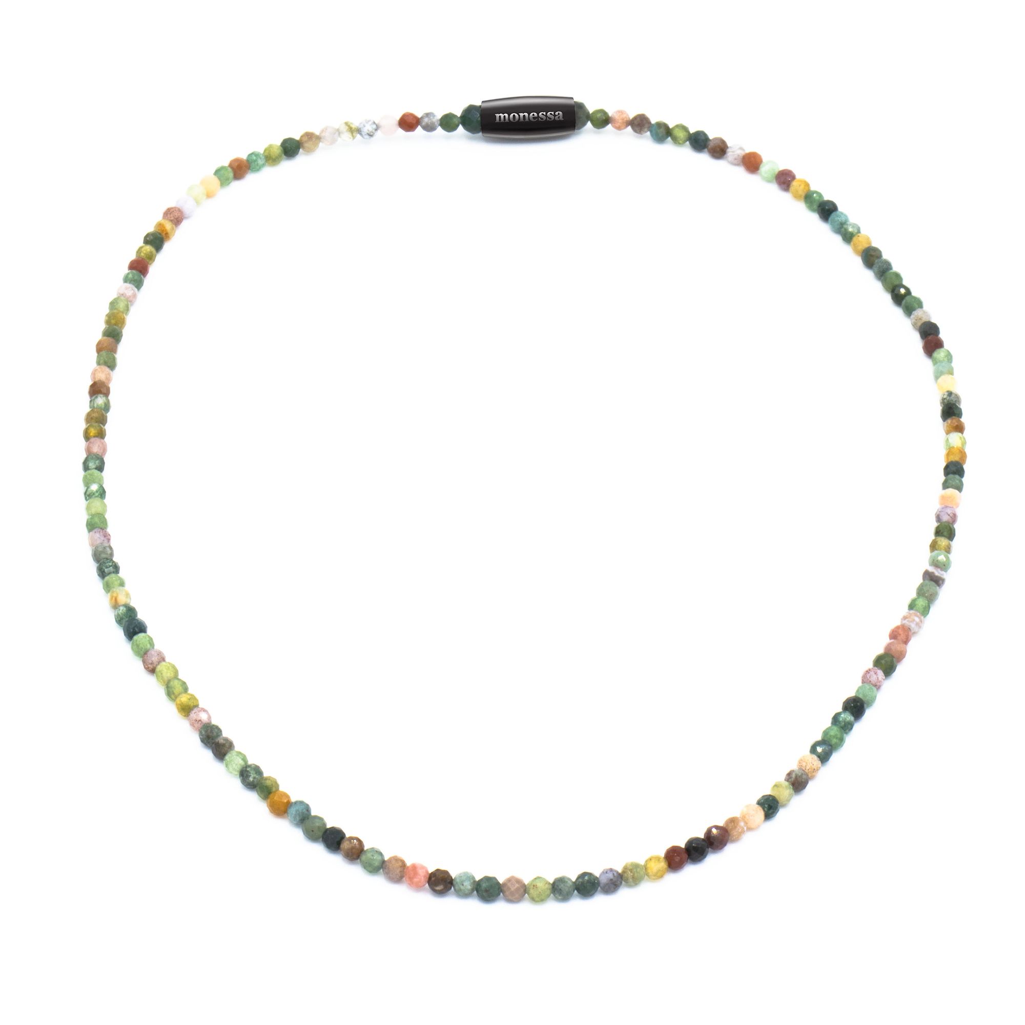 MONESSA Collier Edelsteine facettiert Magnetverschluss