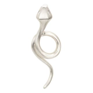 PLATINITY Schlangen-Anhänger 2 Brillanten zus. ca. 0,01ct Platin 950