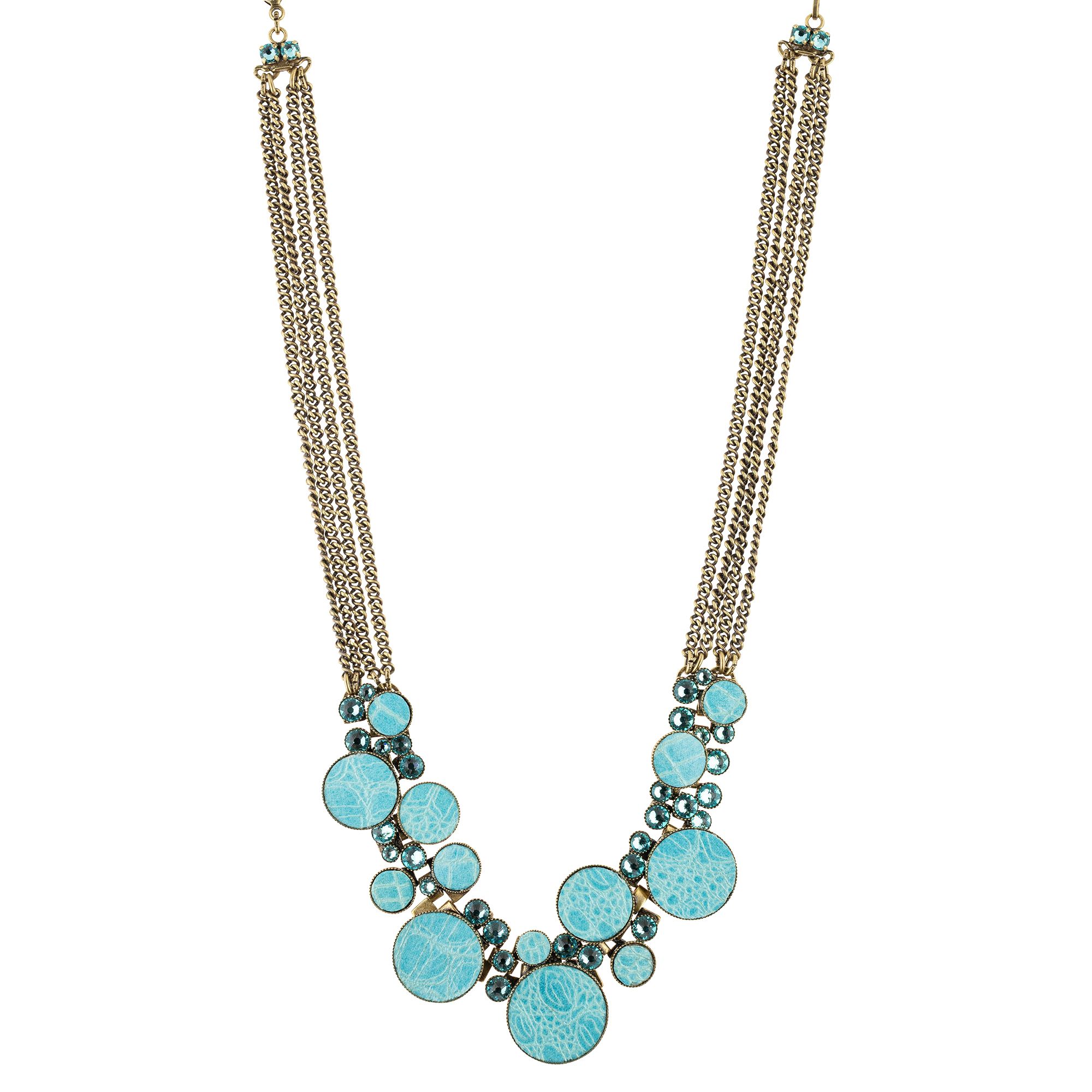 KONPLOTT Collier Planet River Länge 42cm Modeschmuck