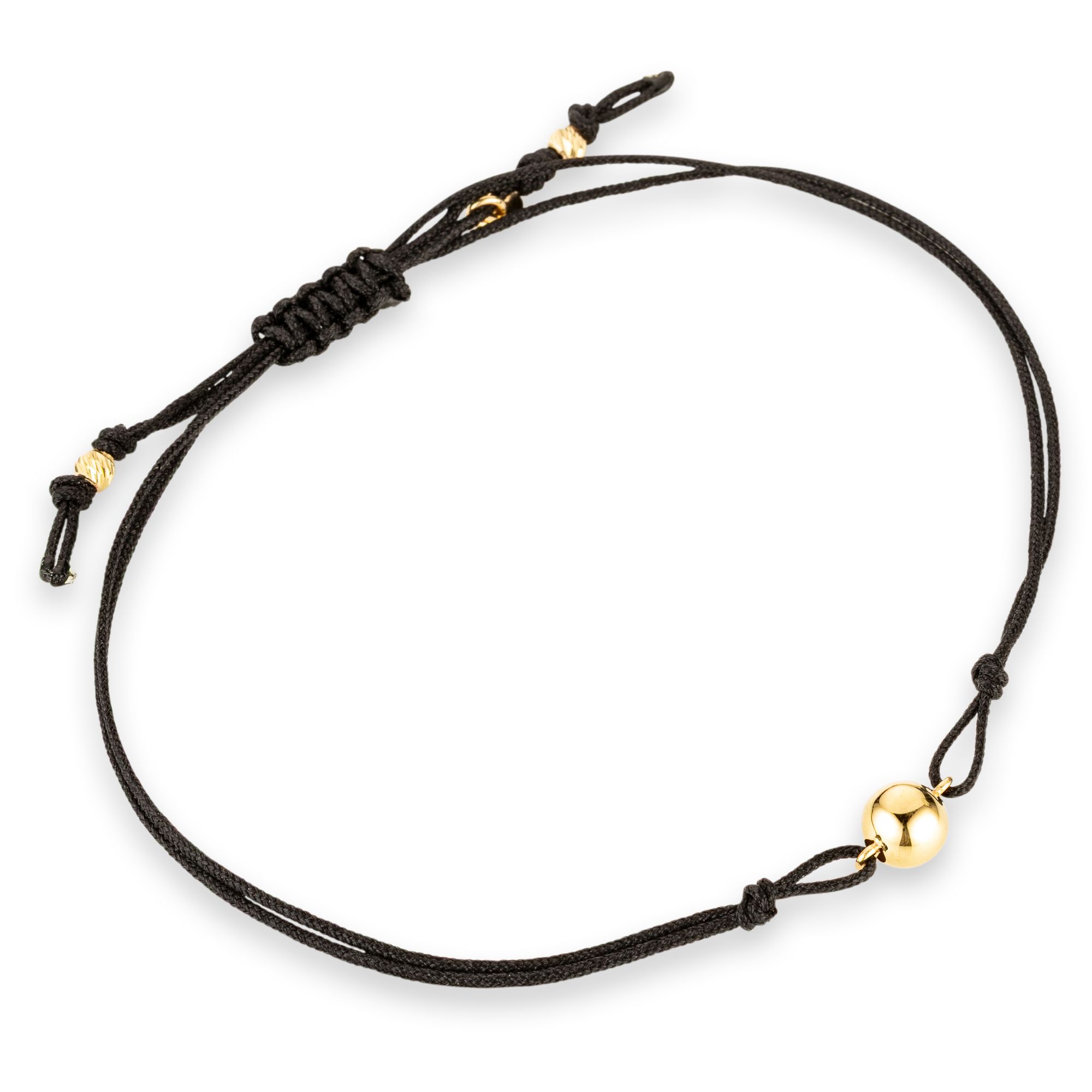 GOLDRAUSCH Armband mind. 0,35g Textilband Gold 375