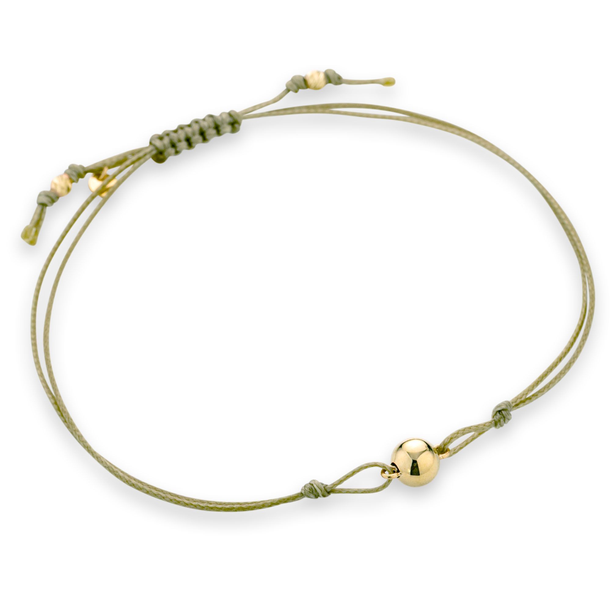 GOLDRAUSCH Armband mind. 0,35g Textilband Gold 375