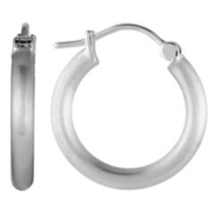 PLATINITY Creolen mattiert/poliert mind. 1,7g Platin 950