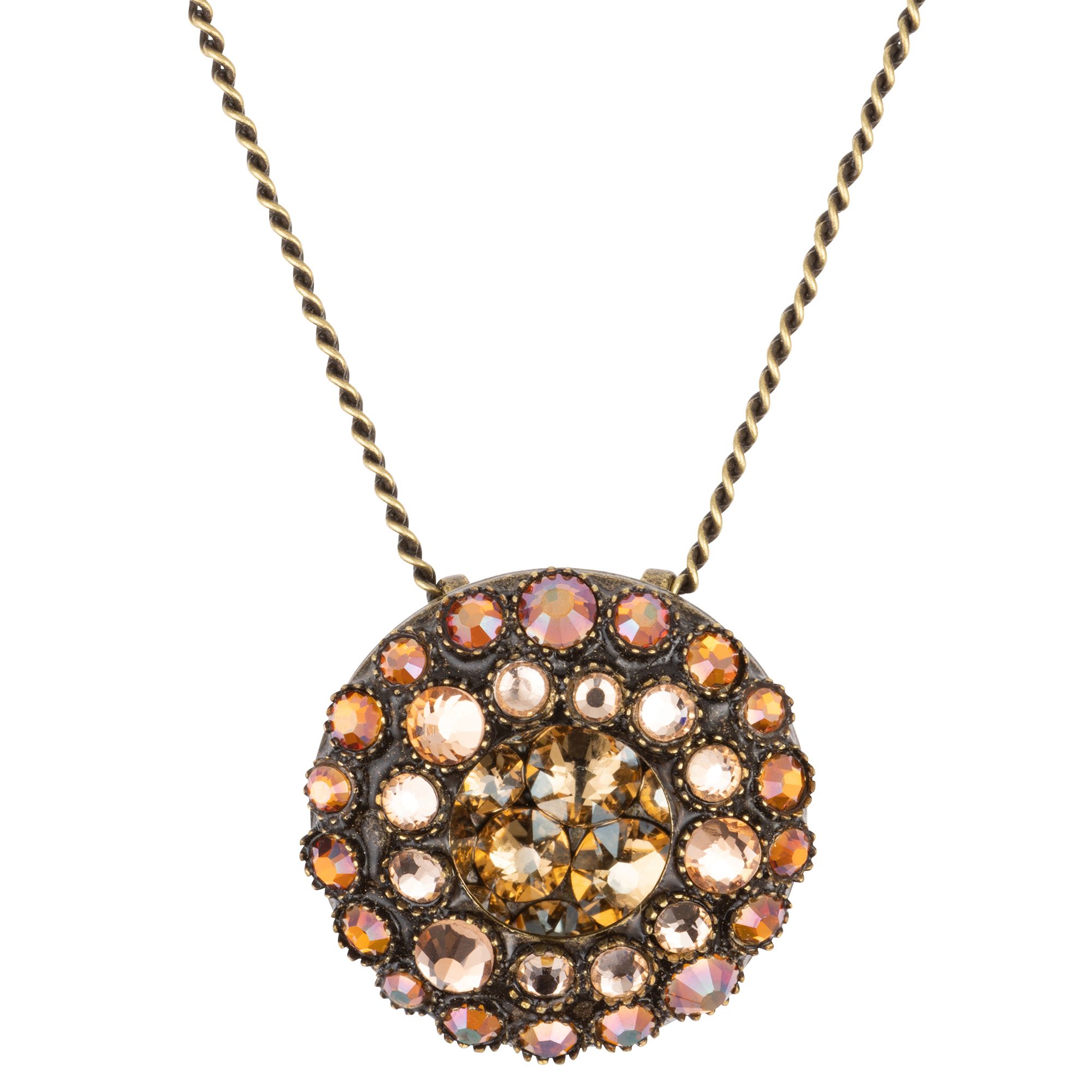 KONPLOTT Anhänger mit Kette Inside Out Länge 40+9cm Modeschmuck