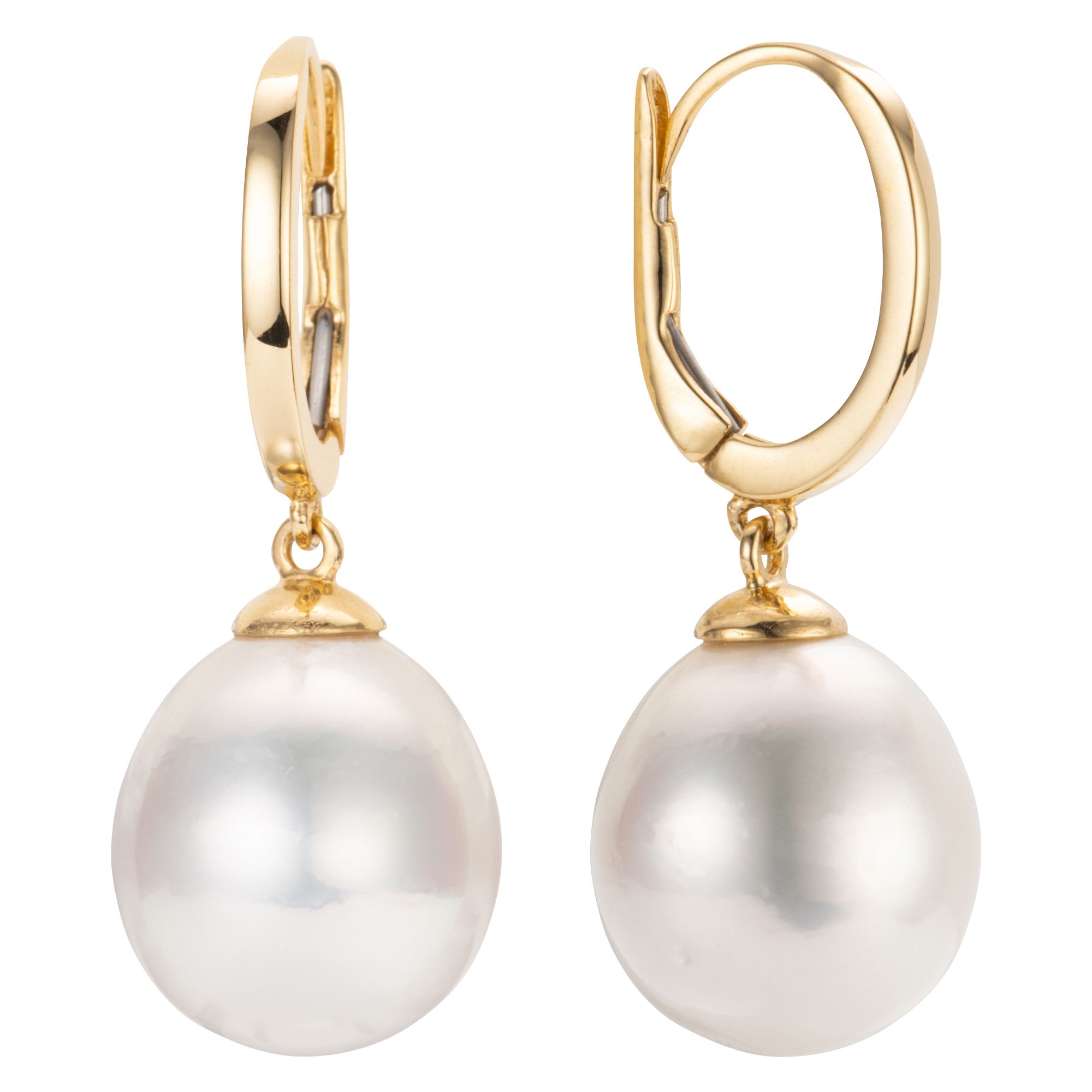 PERLEA Ohrhänger Südseezuchtperlen 12-13mm Gold 750