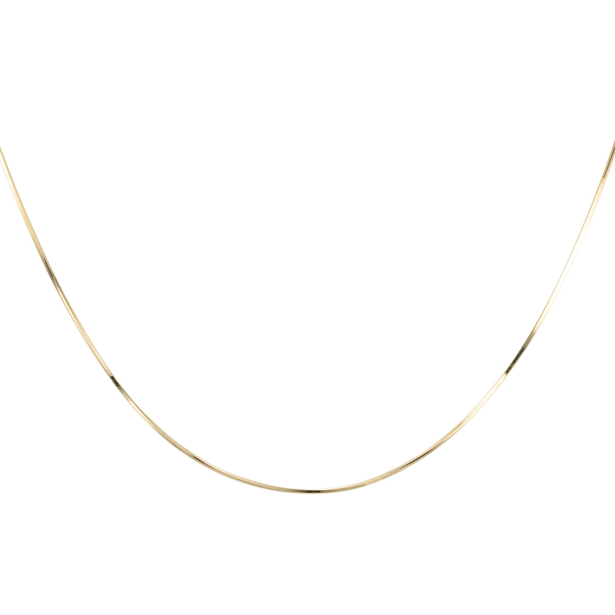 GOLDSCHMUCK FÜR MICH Schlangenkette poliert mind. 1,5g Gold 585