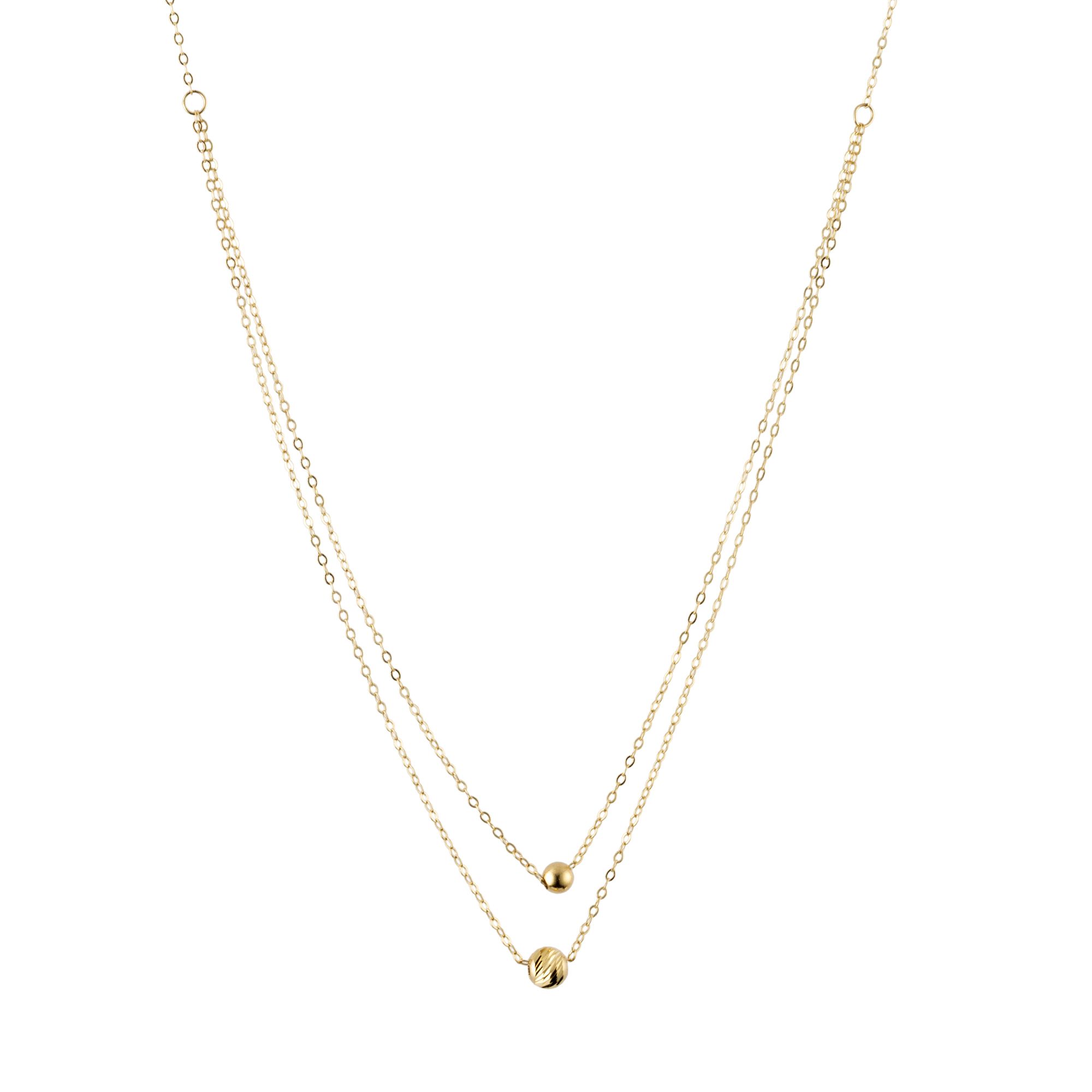 GOLDRAUSCH Collier poliert mind. 0,8g Gold 375