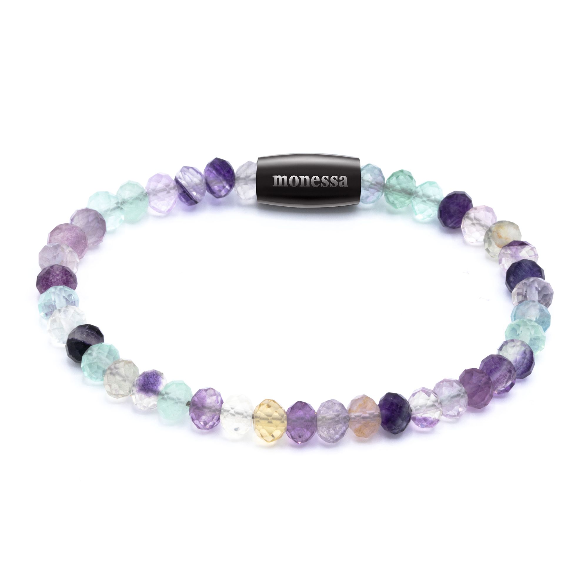 MONESSA Armband Edelsteine facettiert Magnetverschluss