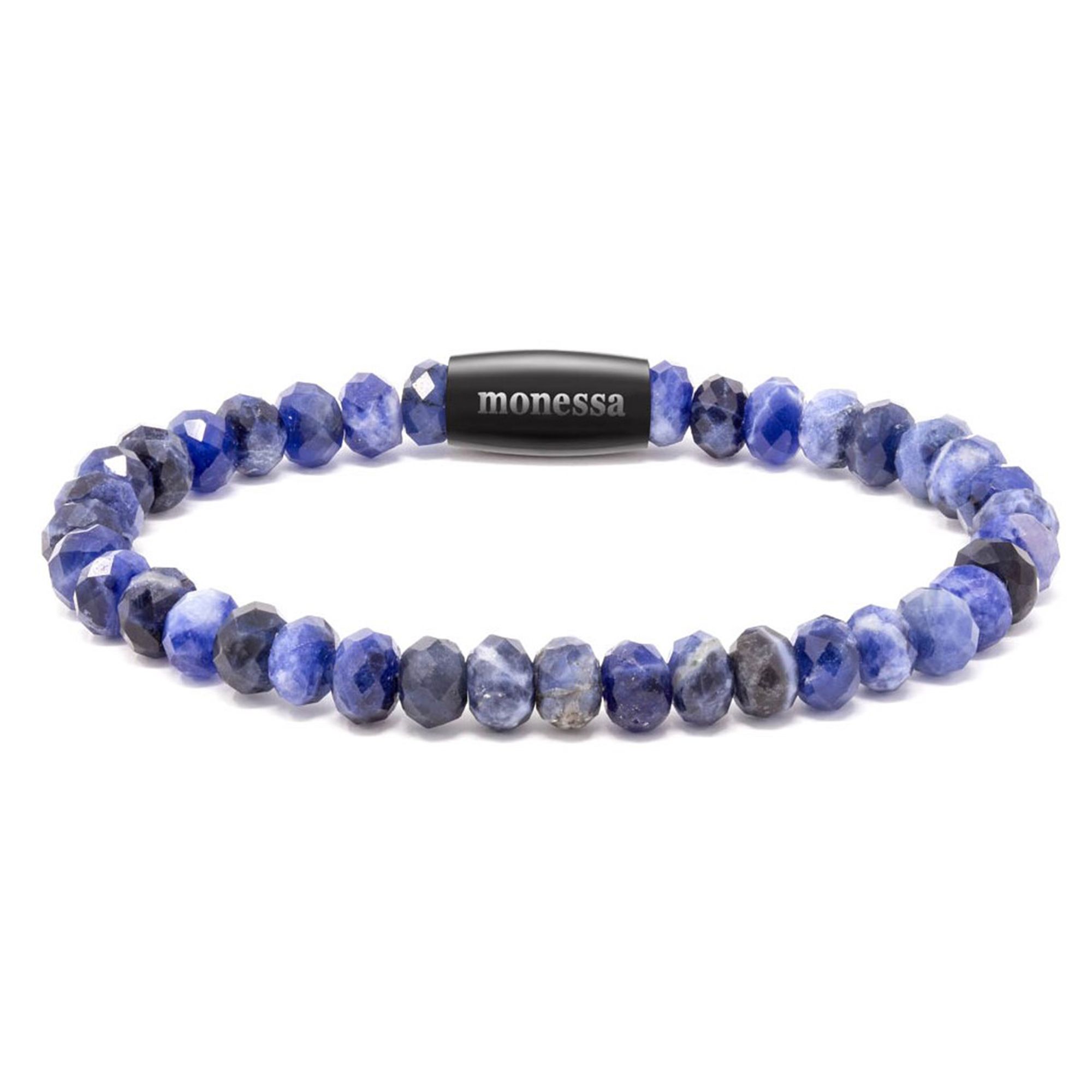 MONESSA Armband Edelsteine Nugget Magnetverschluss