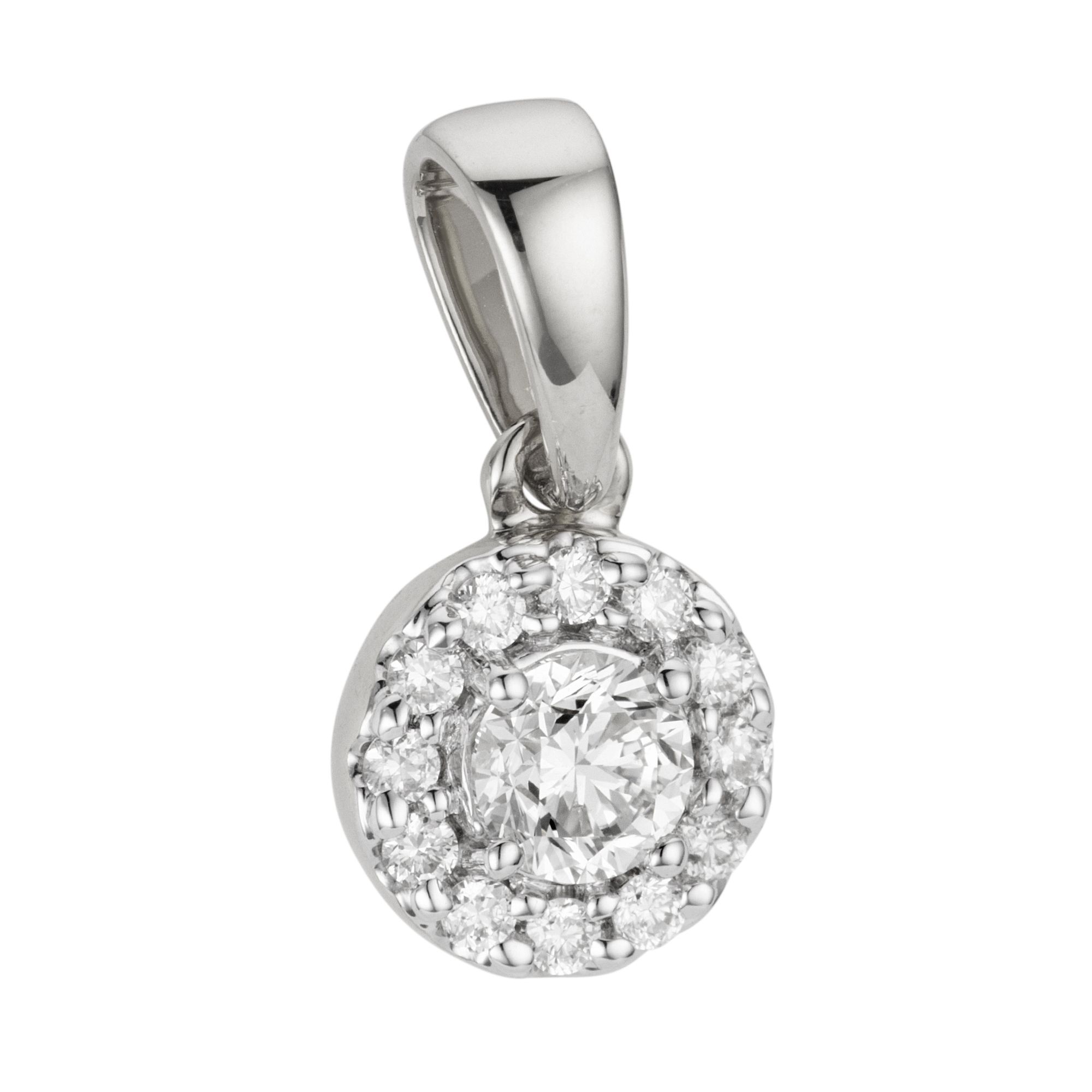 DIAMOUR Mined for you Anhänger 13 Brillanten 0,25ct Gold 585