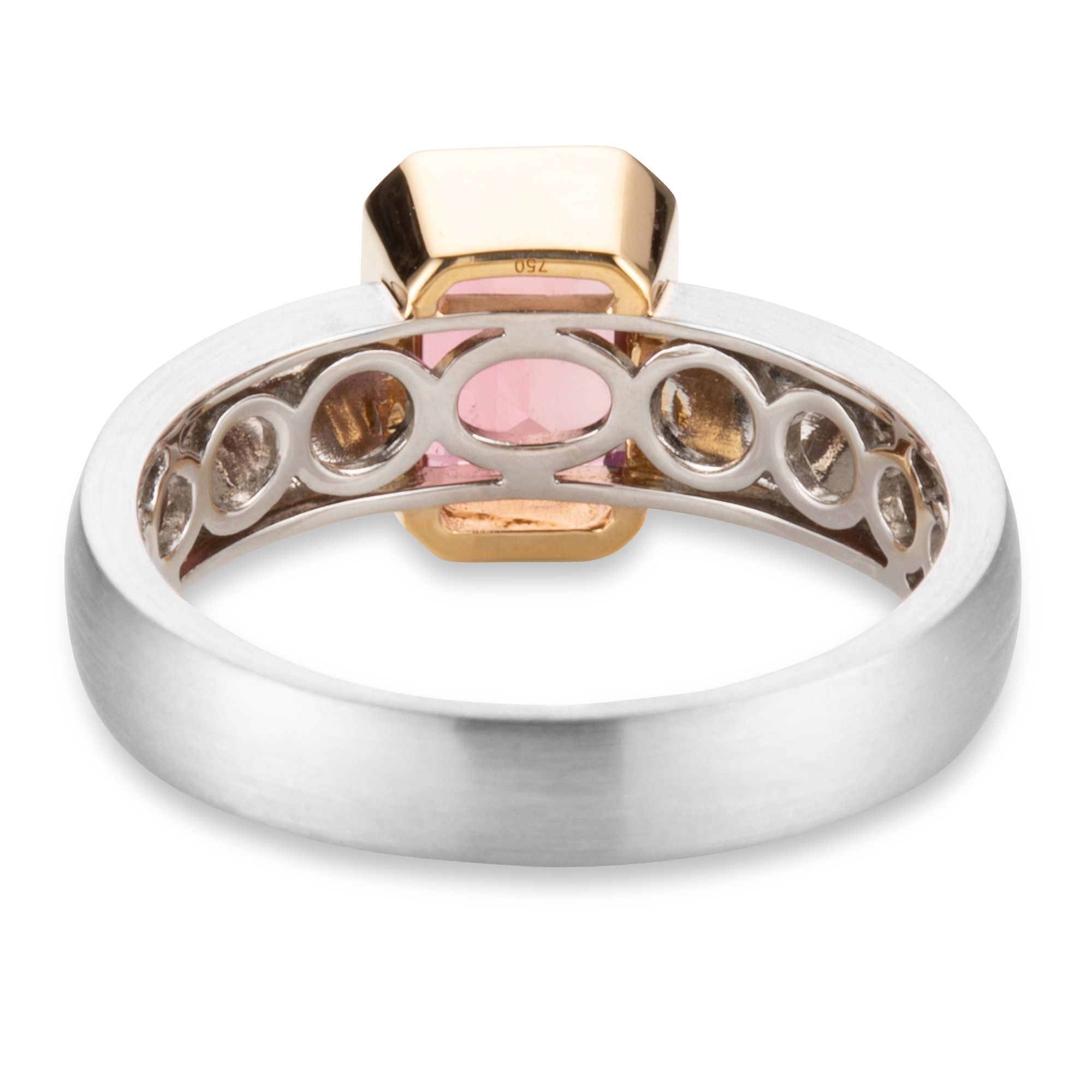 PLATINITY Ring 1 pinker Turmalin ca. 1,20ct Platin 950 ...