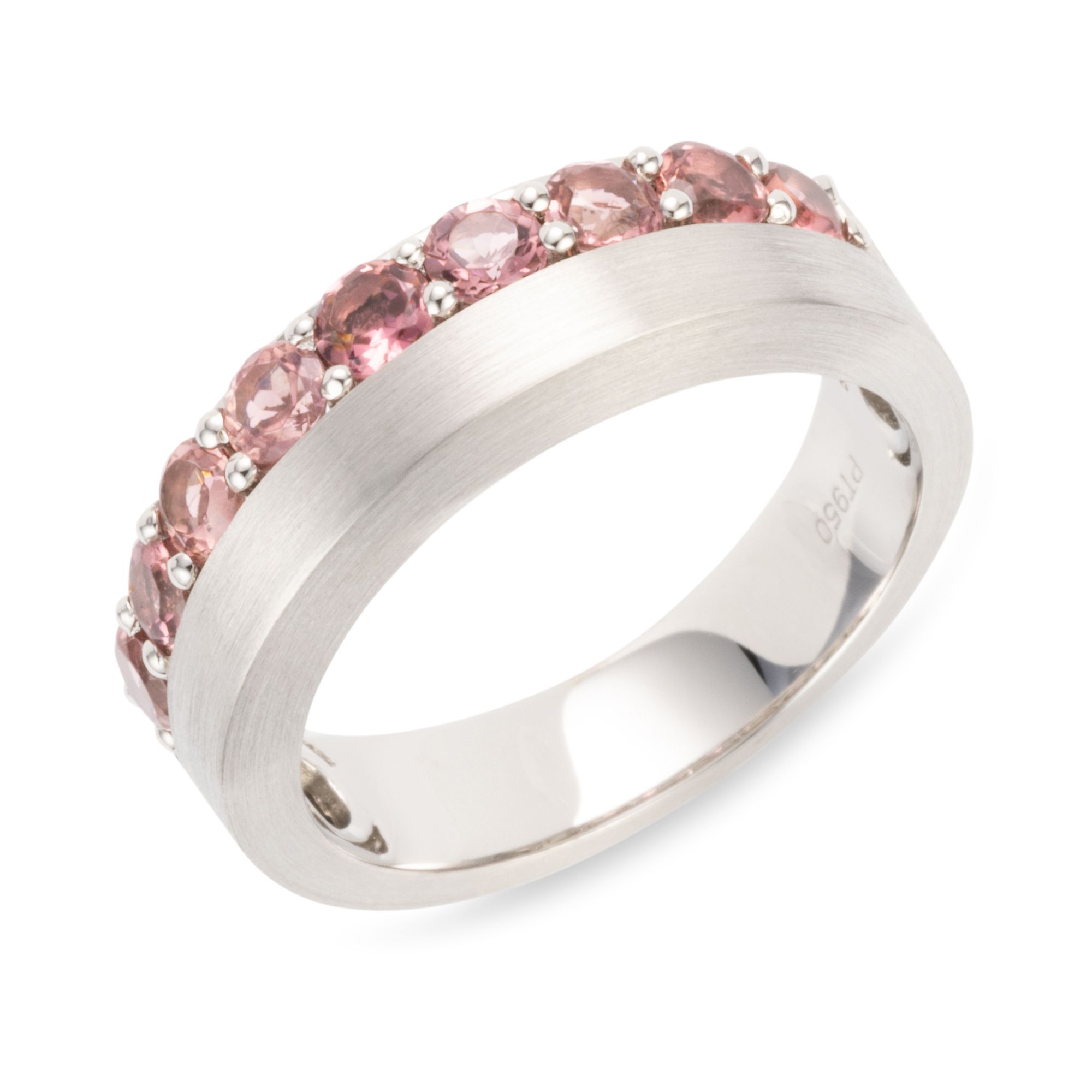 Qvc pink diamond ring sales