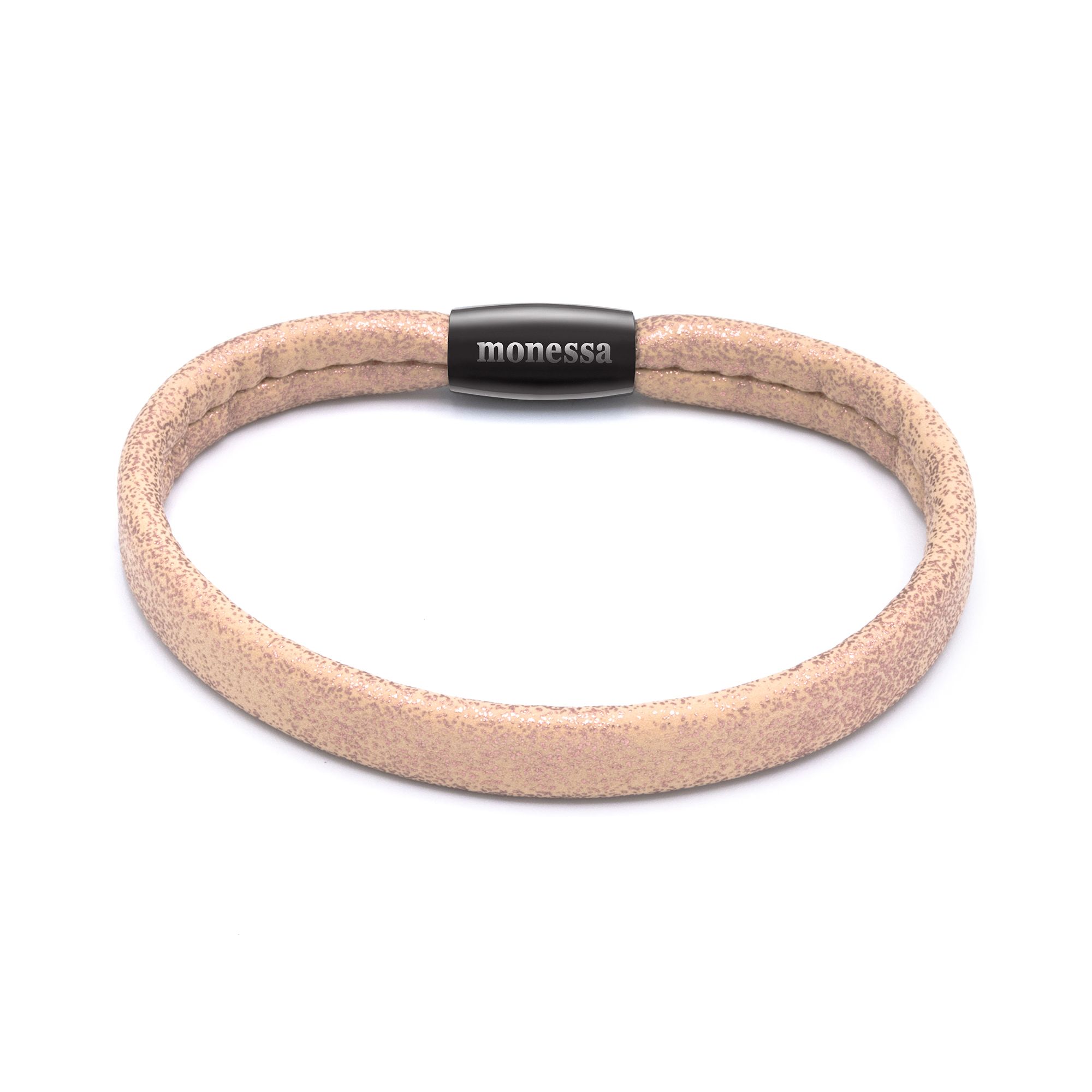 MONESSA Armband Glitzeroptik 1-Strang Magnetverschluss